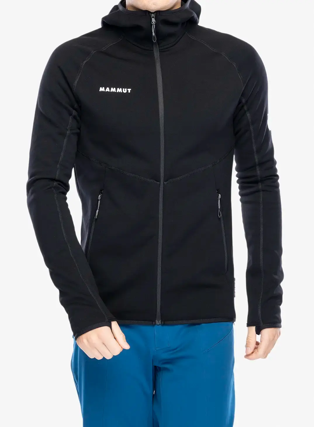 Jopica s kapuco Mammut Aconcagua ML Hooded Jkt - black