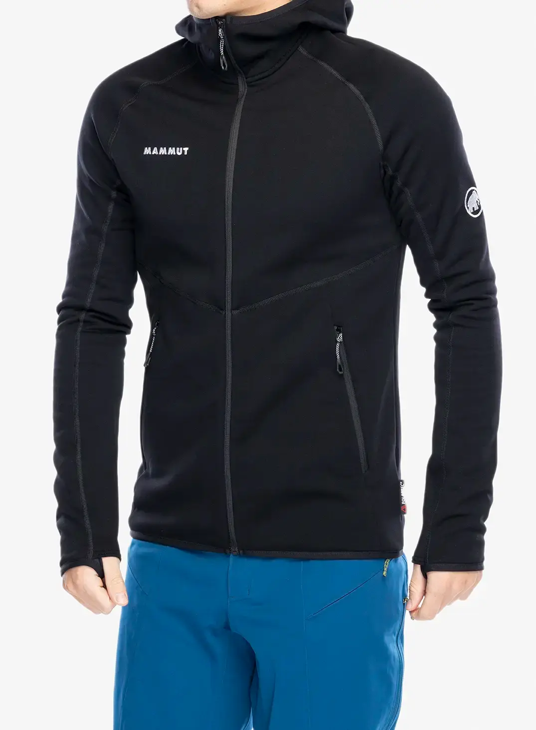 Jopica s kapuco Mammut Aconcagua ML Hooded Jkt - black