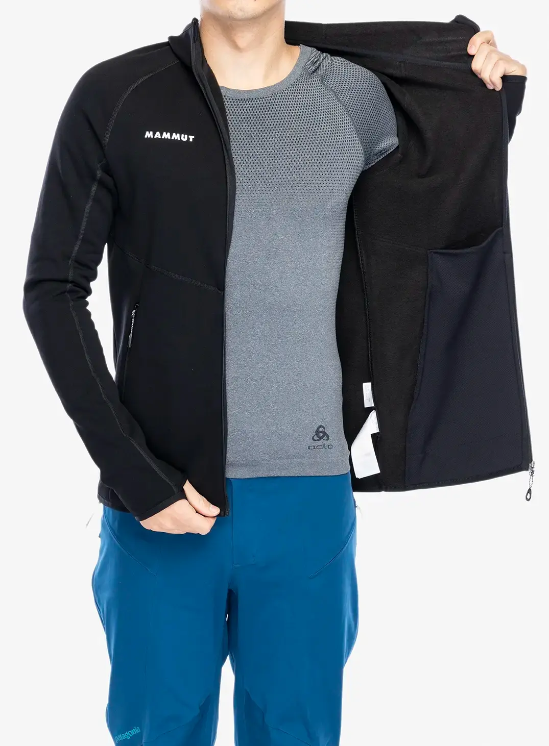 Jopica s kapuco Mammut Aconcagua ML Hooded Jkt - black