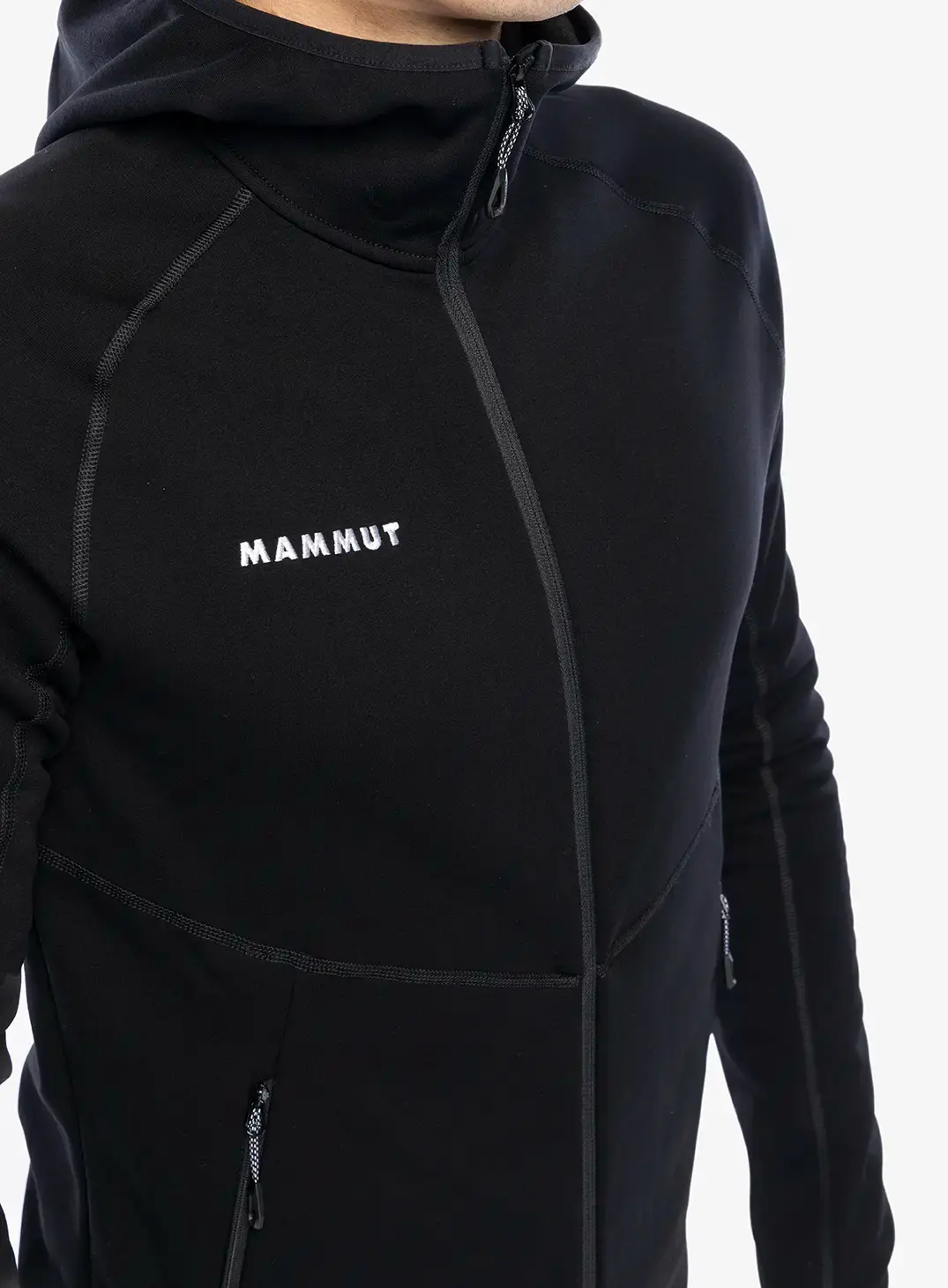 Jopica s kapuco Mammut Aconcagua ML Hooded Jkt - black