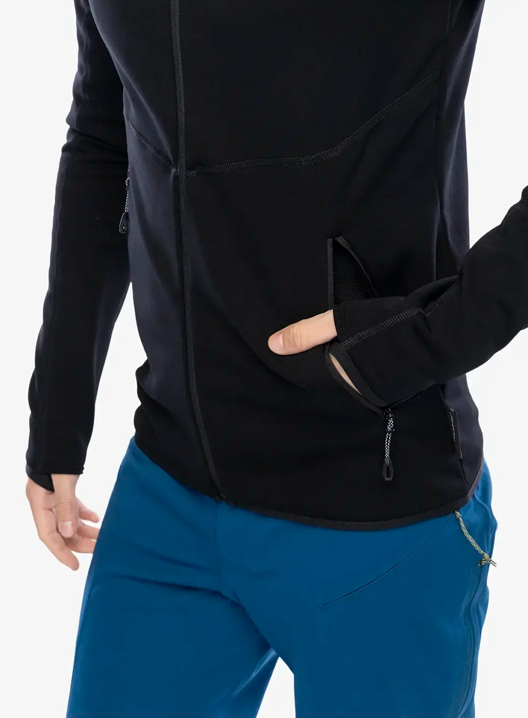 Jopica s kapuco Mammut Aconcagua ML Hooded Jkt - black