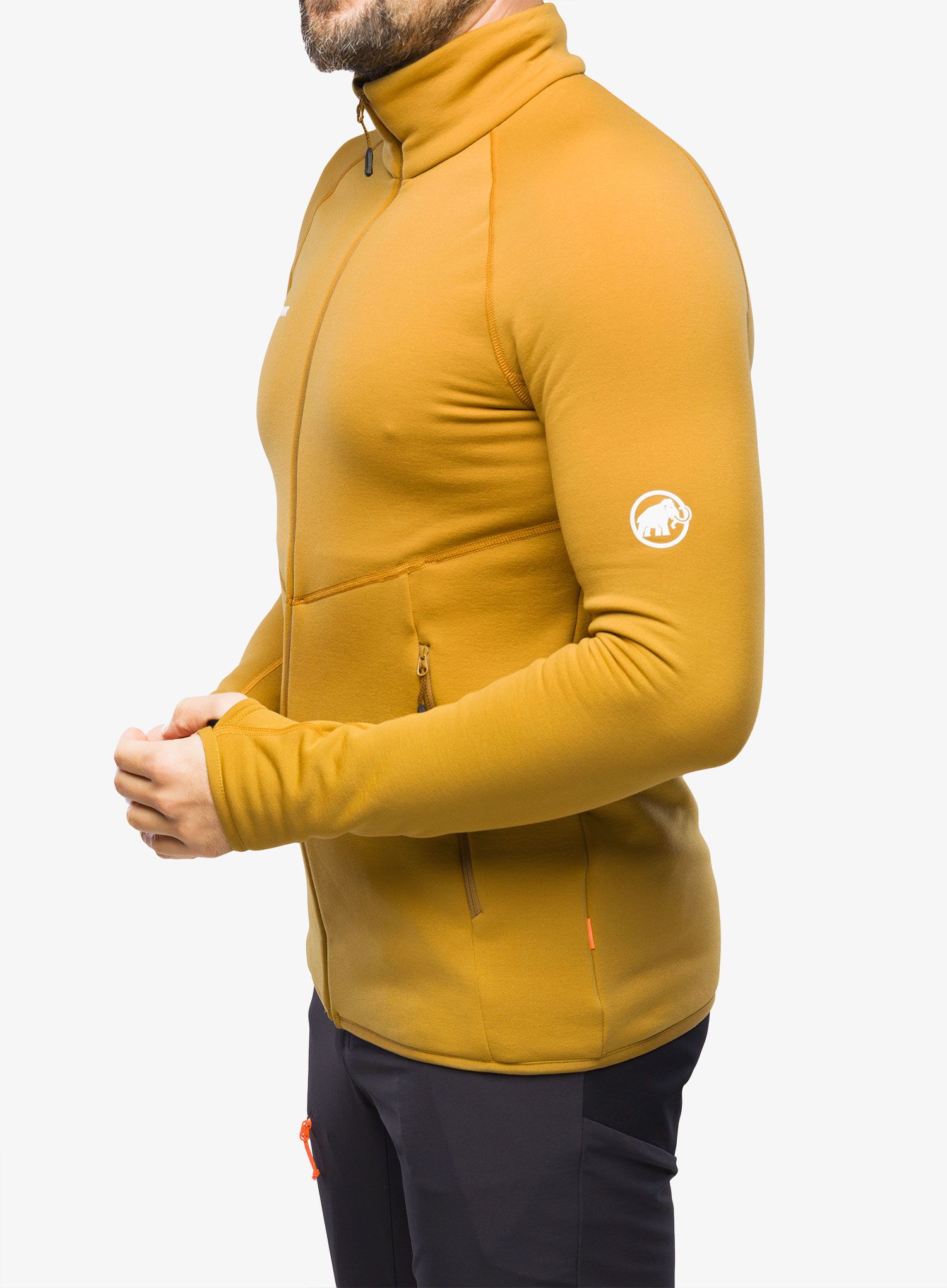Moški flis Mammut Aconcagua ML Jacket - cheetah