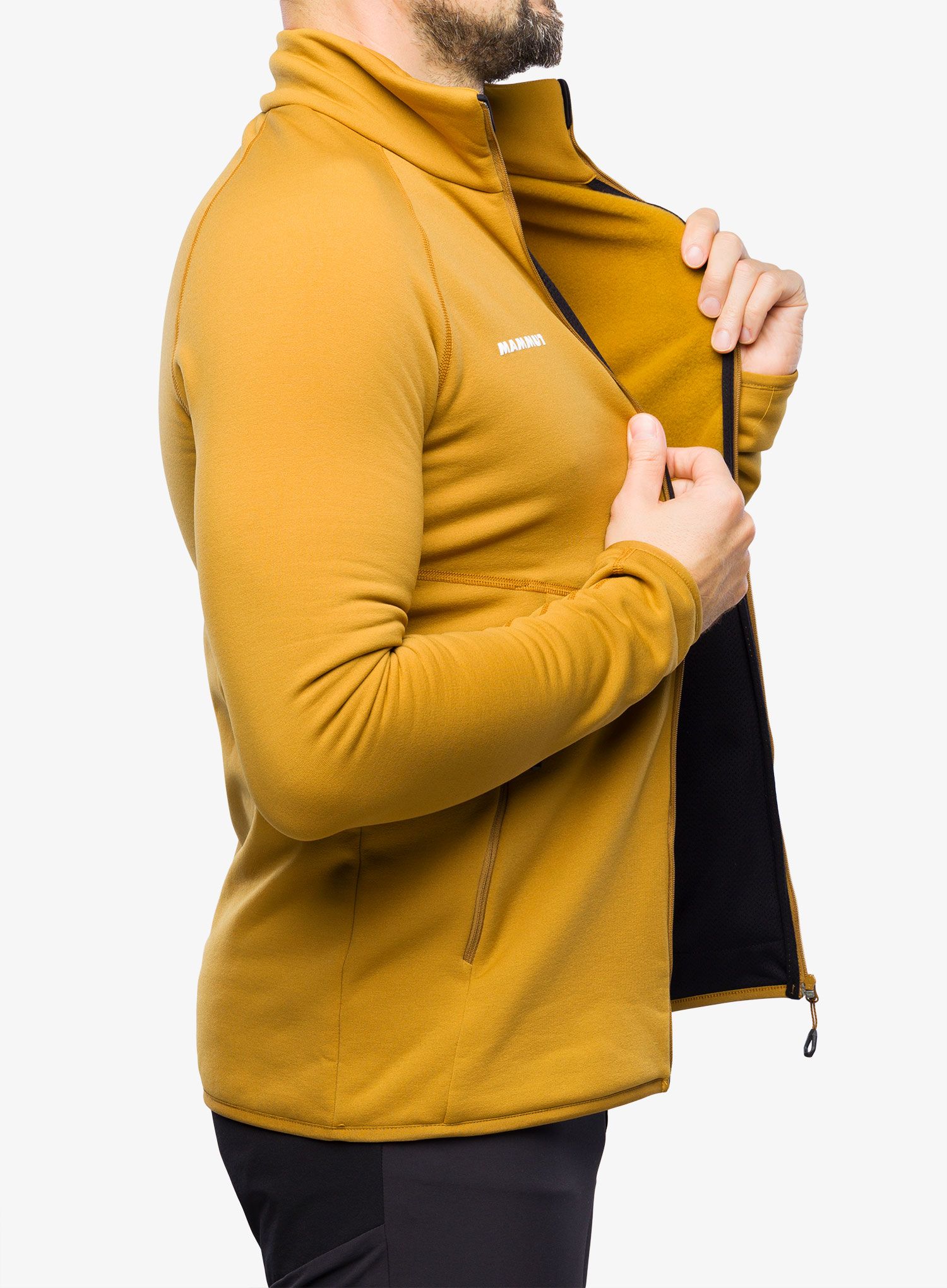 Moški flis Mammut Aconcagua ML Jacket - cheetah