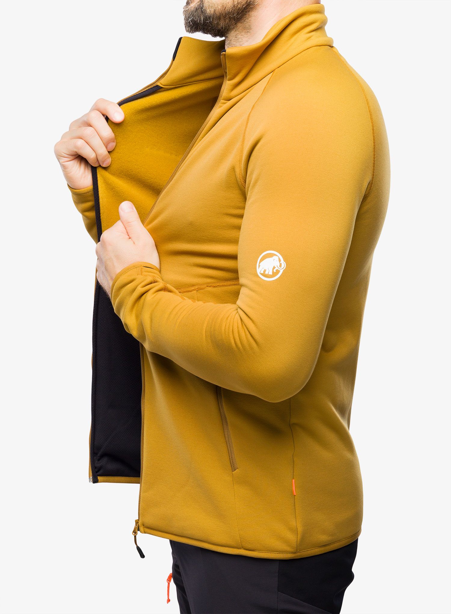 Moški flis Mammut Aconcagua ML Jacket - cheetah
