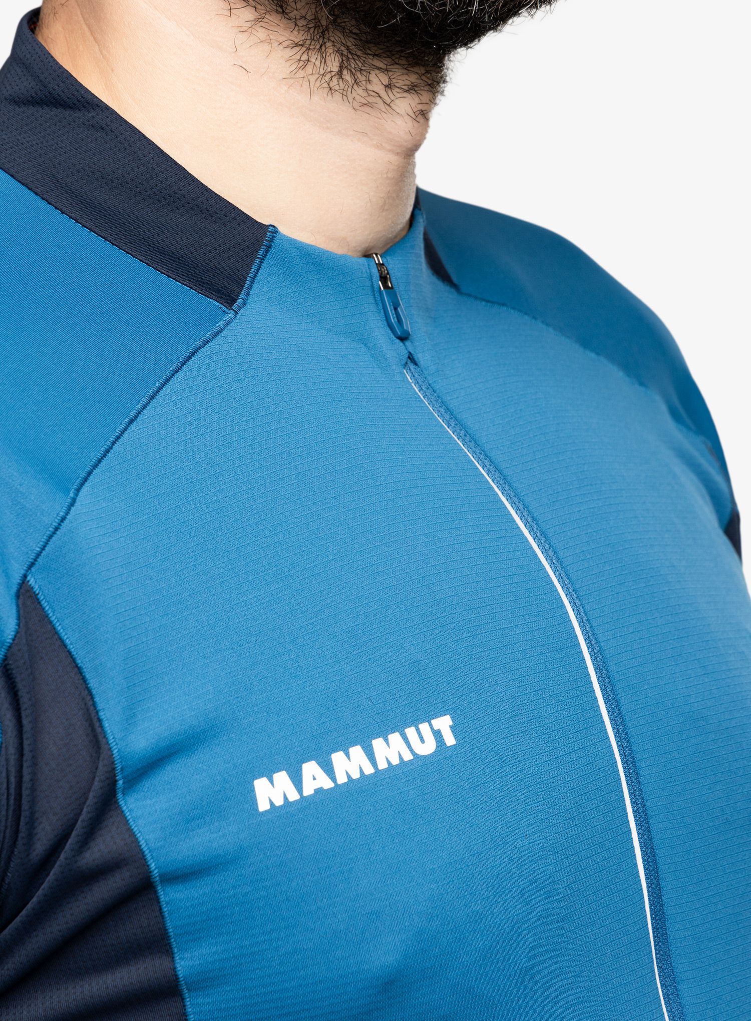Moška jopica Mammut Aenergy FL Half Zip Longsleeve - deep ice/marine