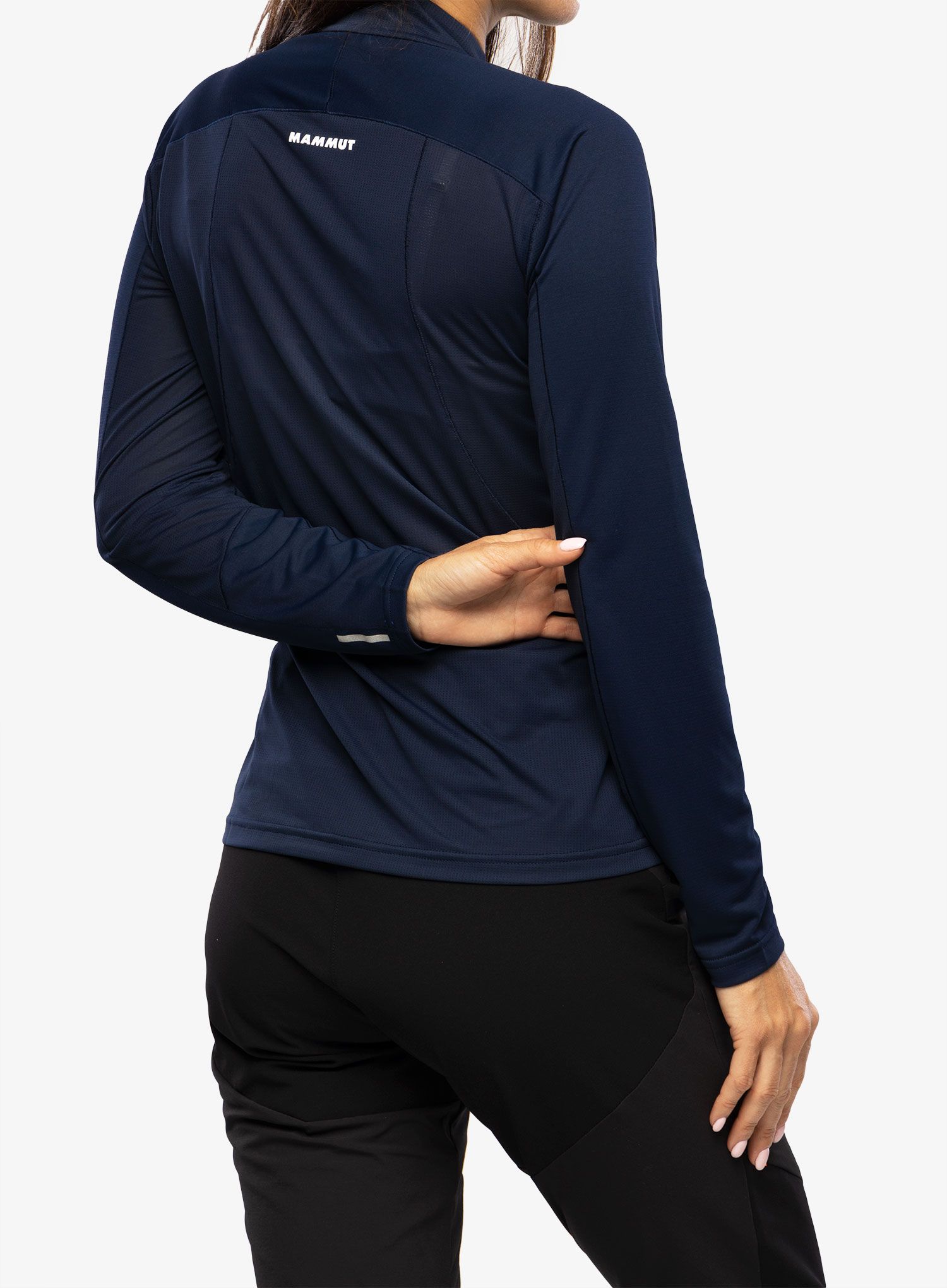 Ženska jopica Mammut Aenergy FL Half Zip Longsleeve - marine