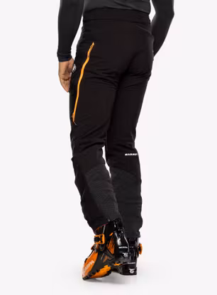 Podložene hlače Mammut Aenergy IN Hybrid Pants - black/vibrant orange