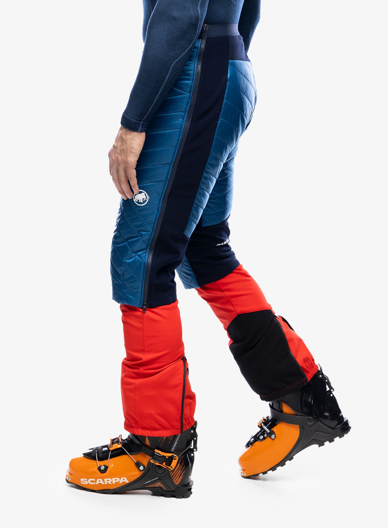 Podložene kratke hlače Mammut Aenergy IN Shorts - deep ice/marine