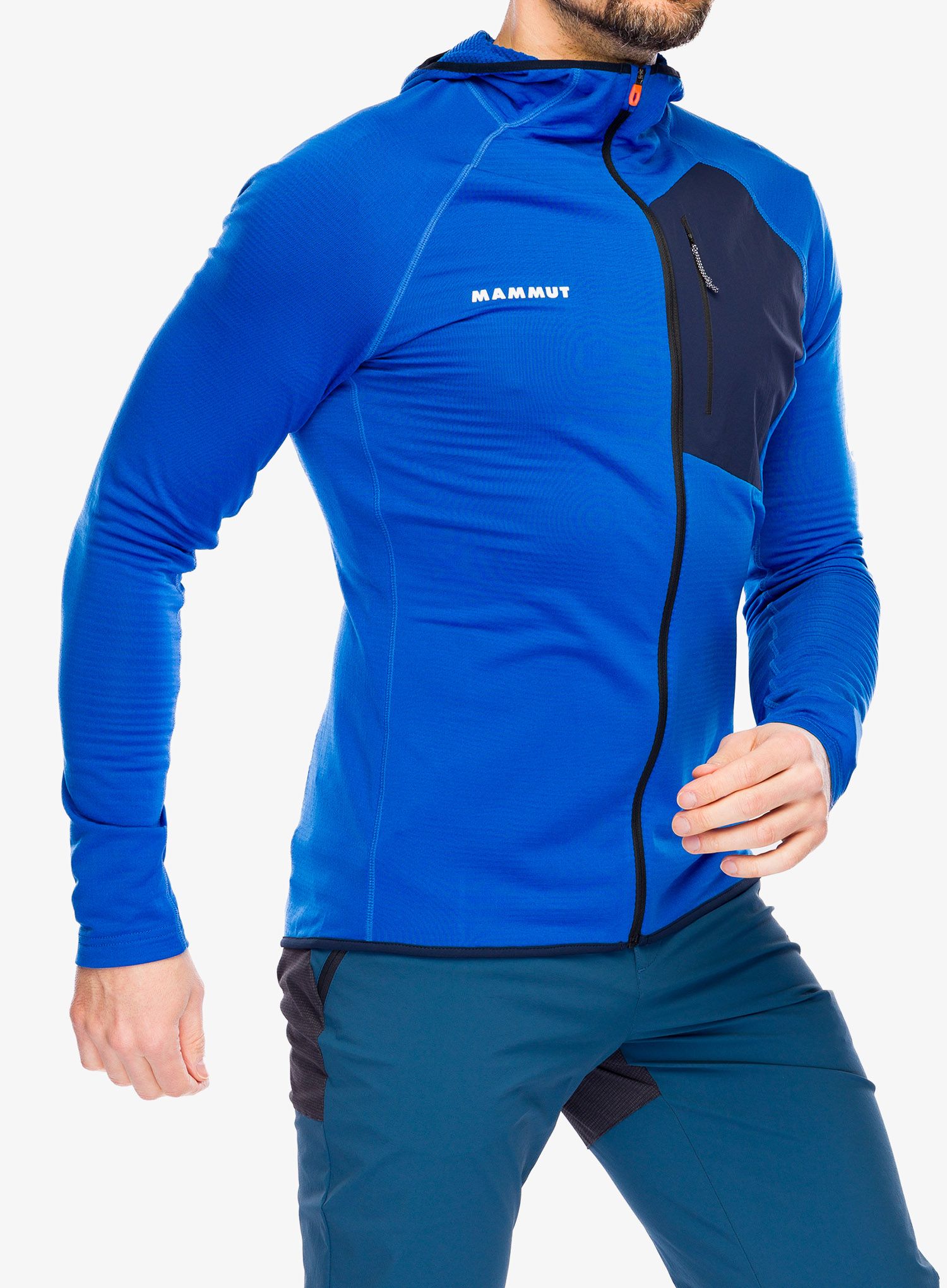 Jopica s kapuco Mammut Aenergy Light ML Hooded Jacket - azurit/marine