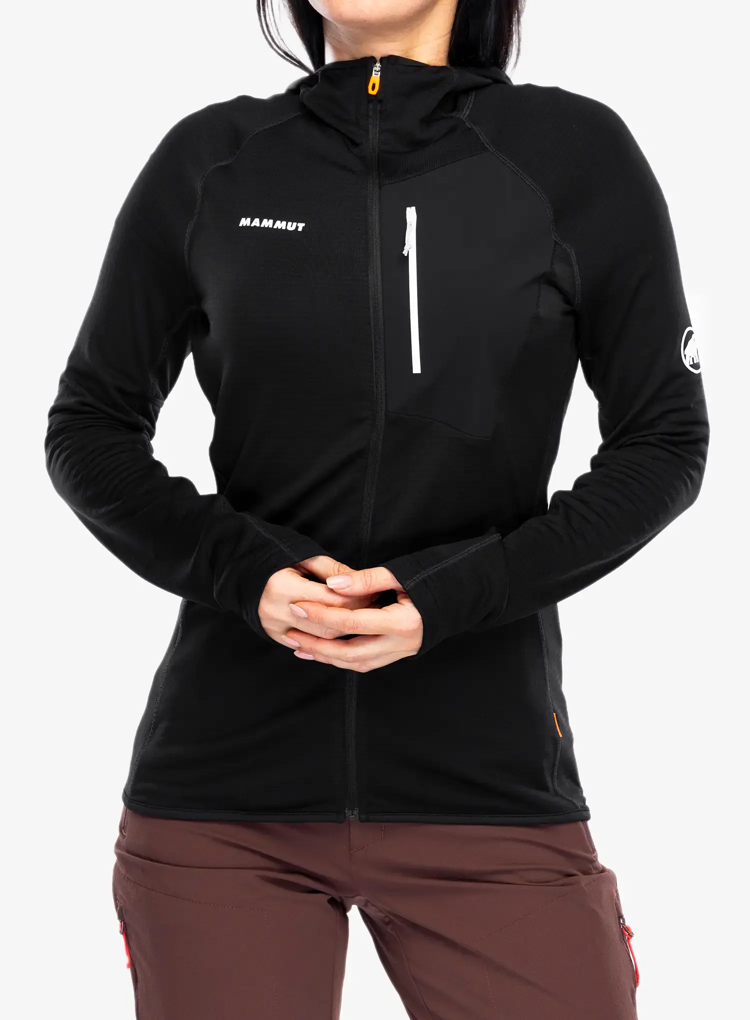 Ženska jopa s kapuco Mammut Aenergy Light ML Hooded Jacket - black