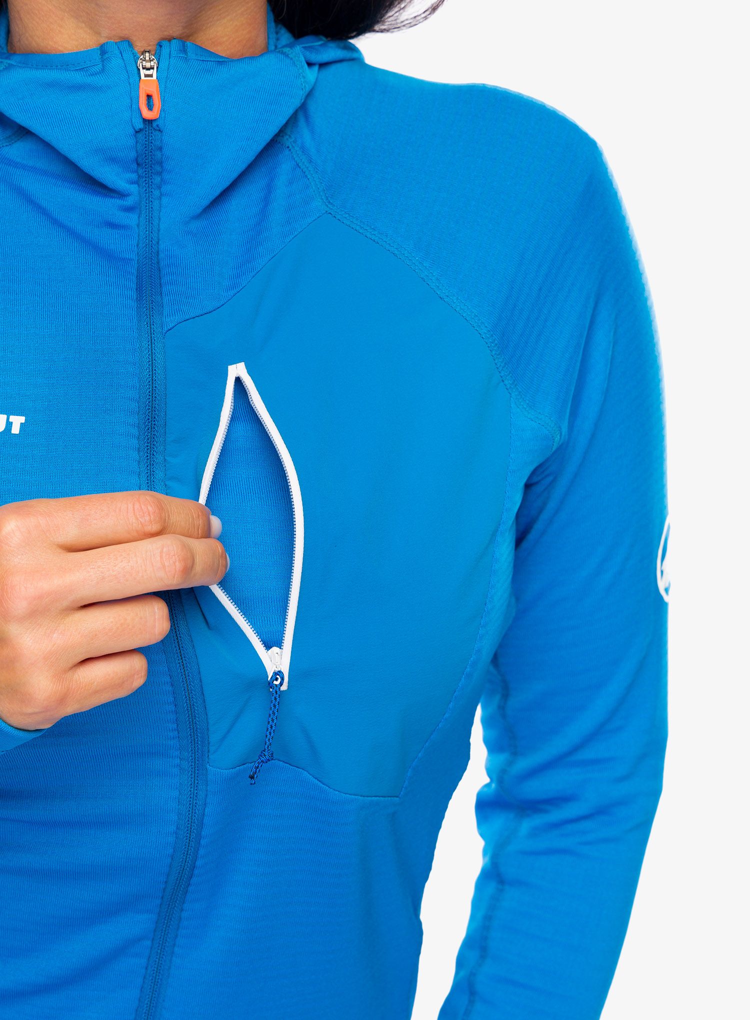 Ženska jopica Mammut Aenergy Light ML Hooded Jacket - glacier blue
