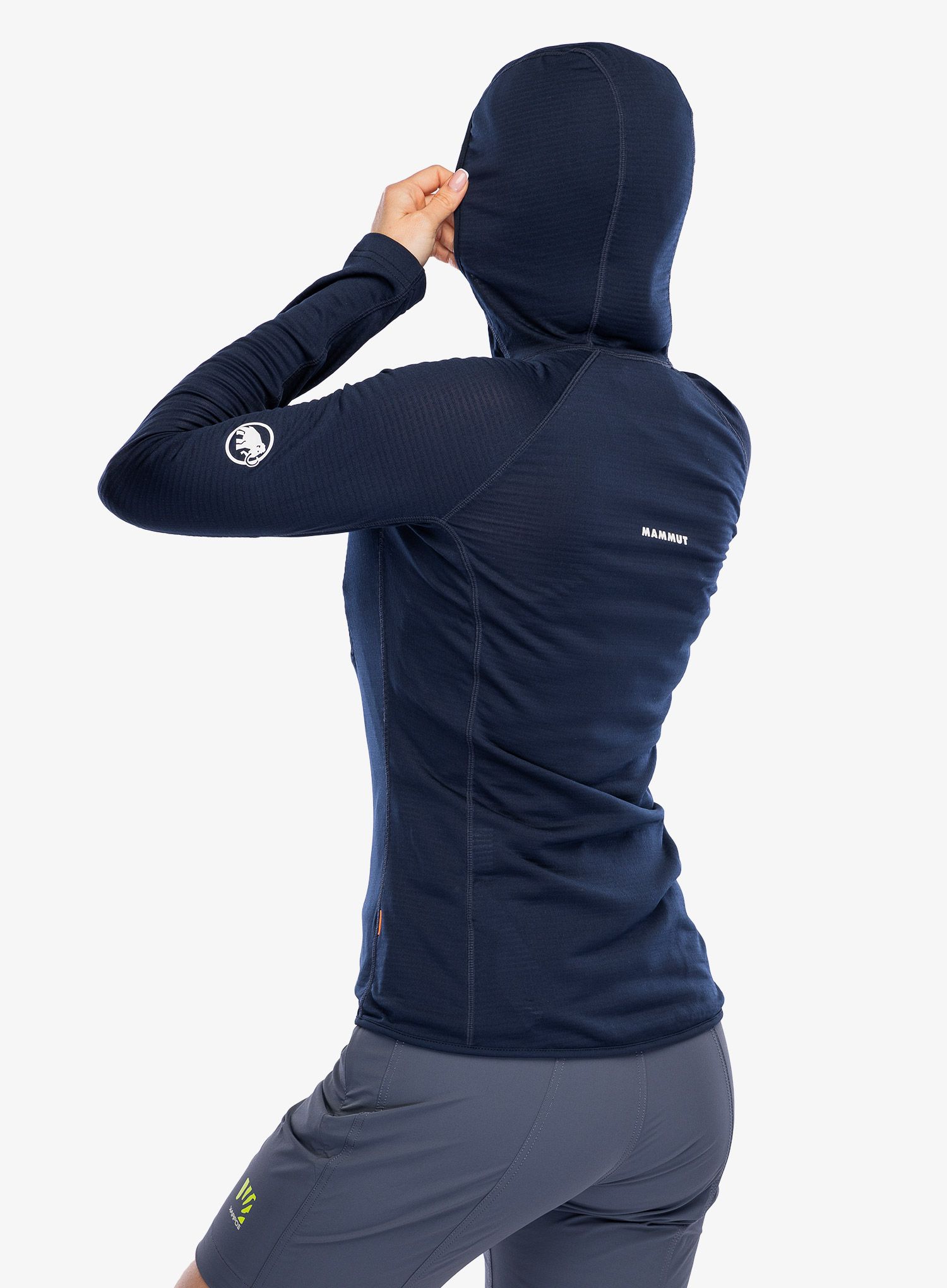 Ženska jopica z zadrgo Mammut Aenergy Light ML Hooded Jacket - marine