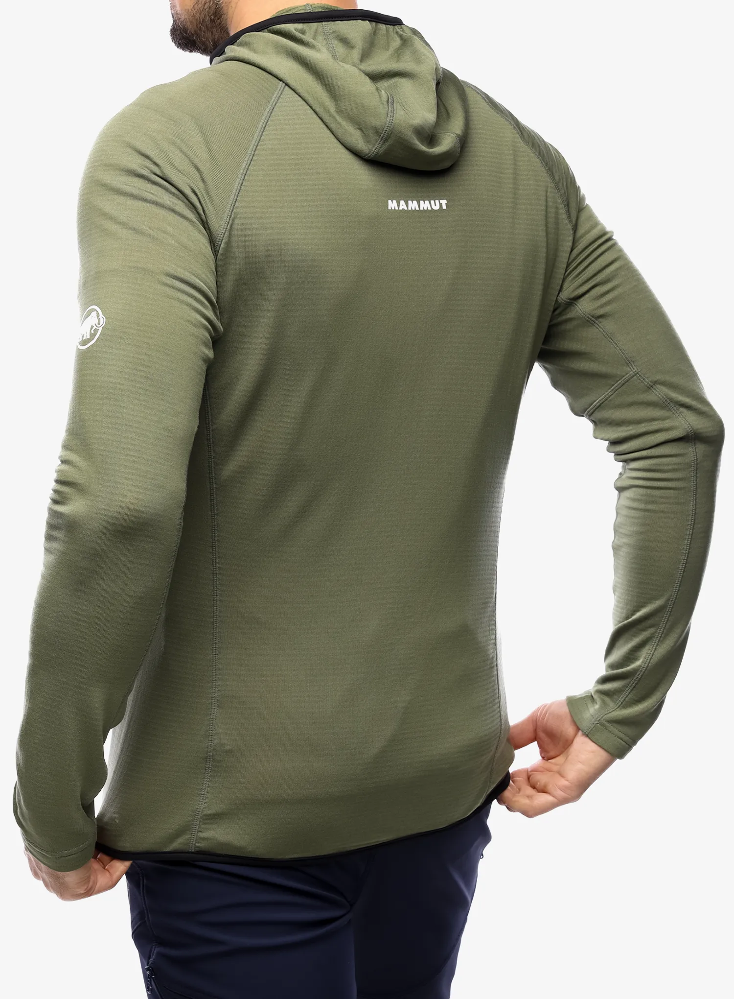 Jopica s kapuco Mammut Aenergy Light ML Hooded Jacket - marsh/dark marsh