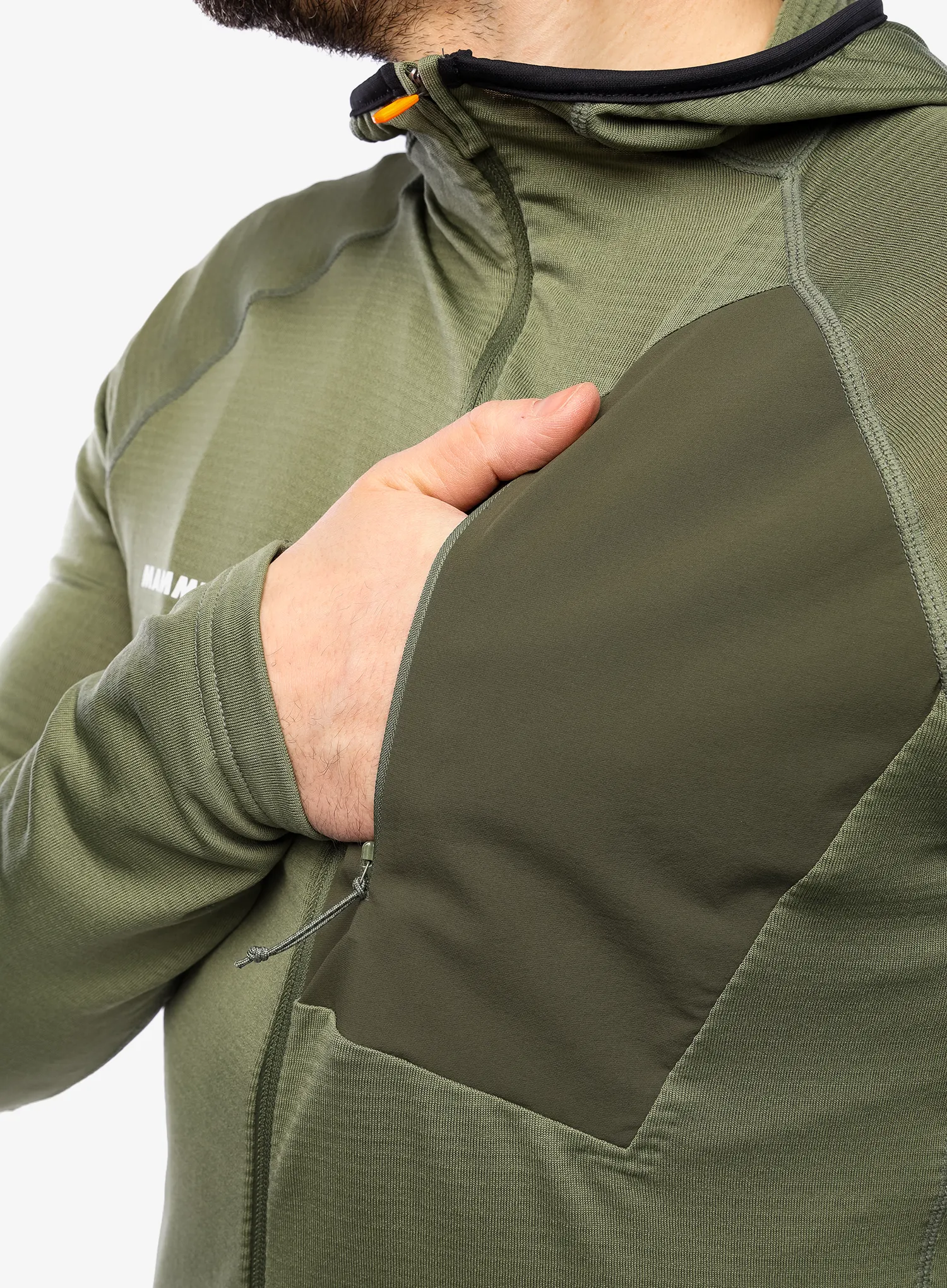 Jopica s kapuco Mammut Aenergy Light ML Hooded Jacket - marsh/dark marsh