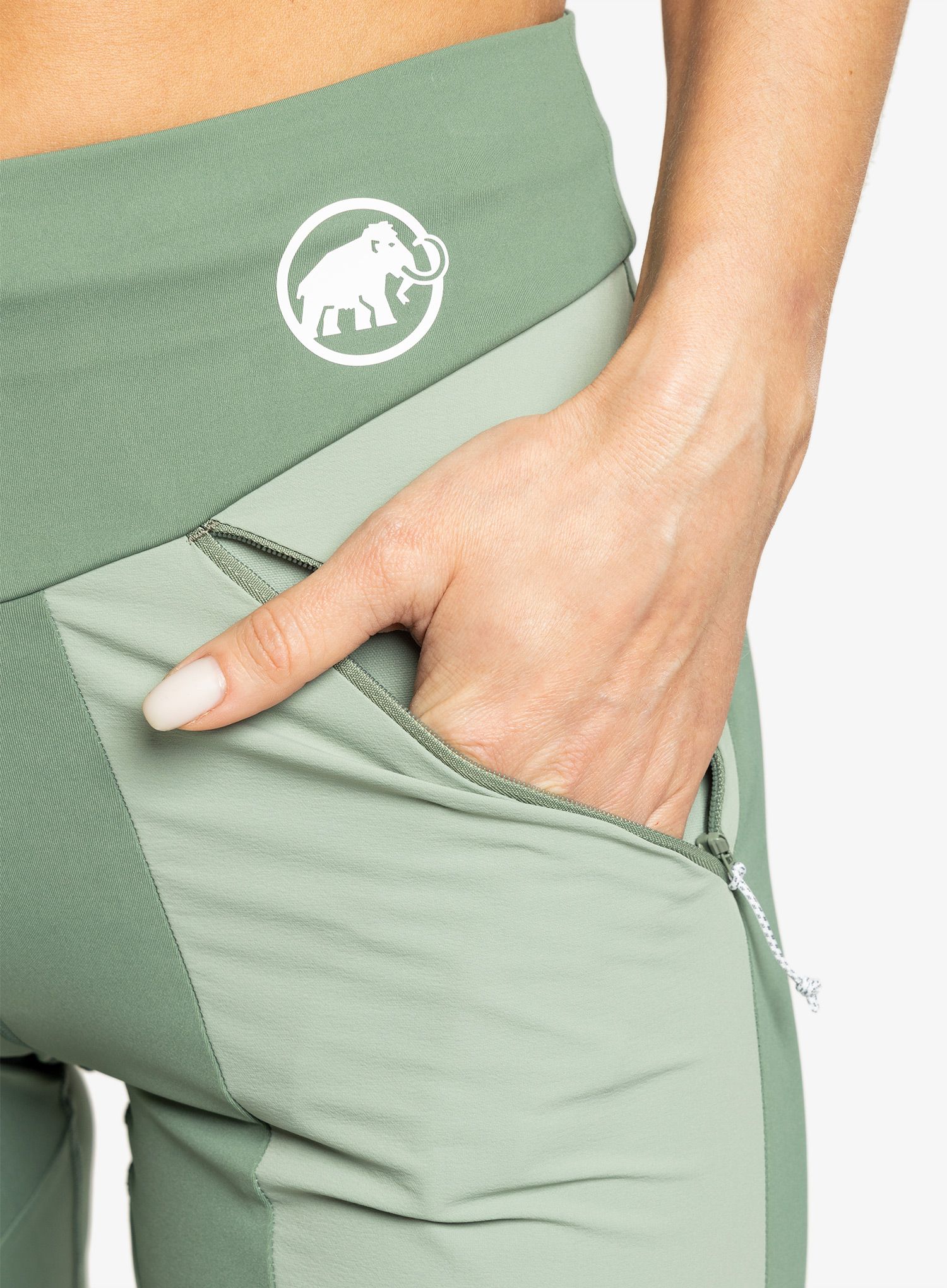 Ženske pajkice Mammut Aenergy Light Tights - dark jade/jade