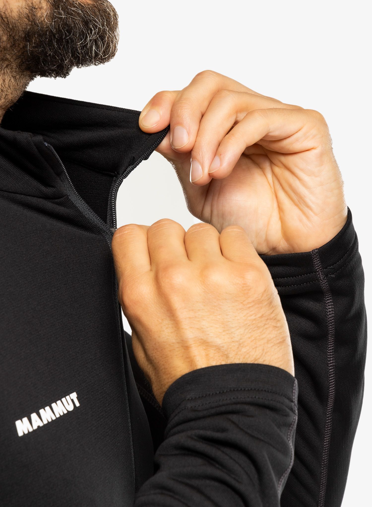 Moška jopica Mammut Aenergy ML Half Zip Pull - black
