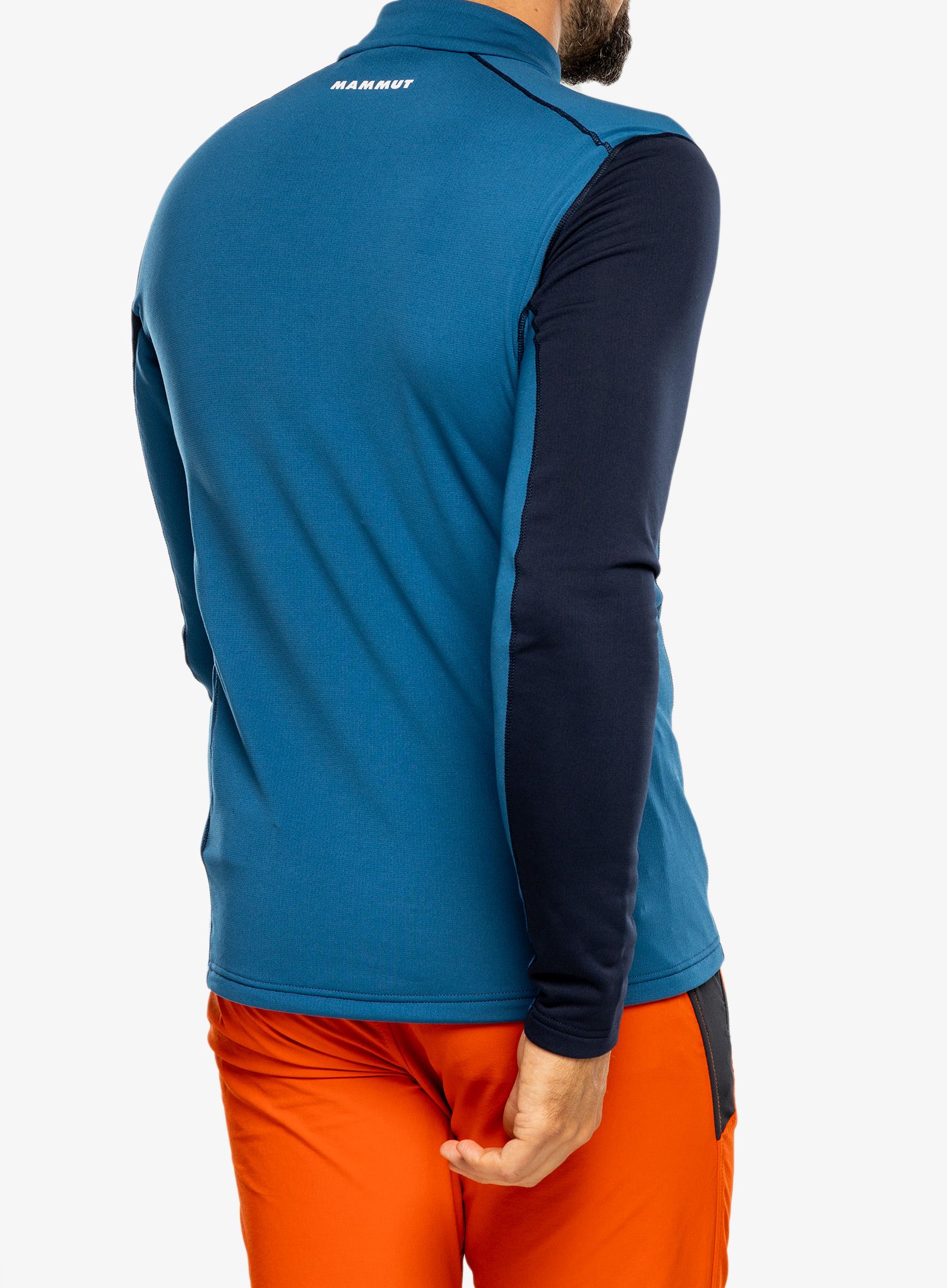Jopica z zadrgo Mammut Aenergy ML Half Zip Pull - deep ice/marine