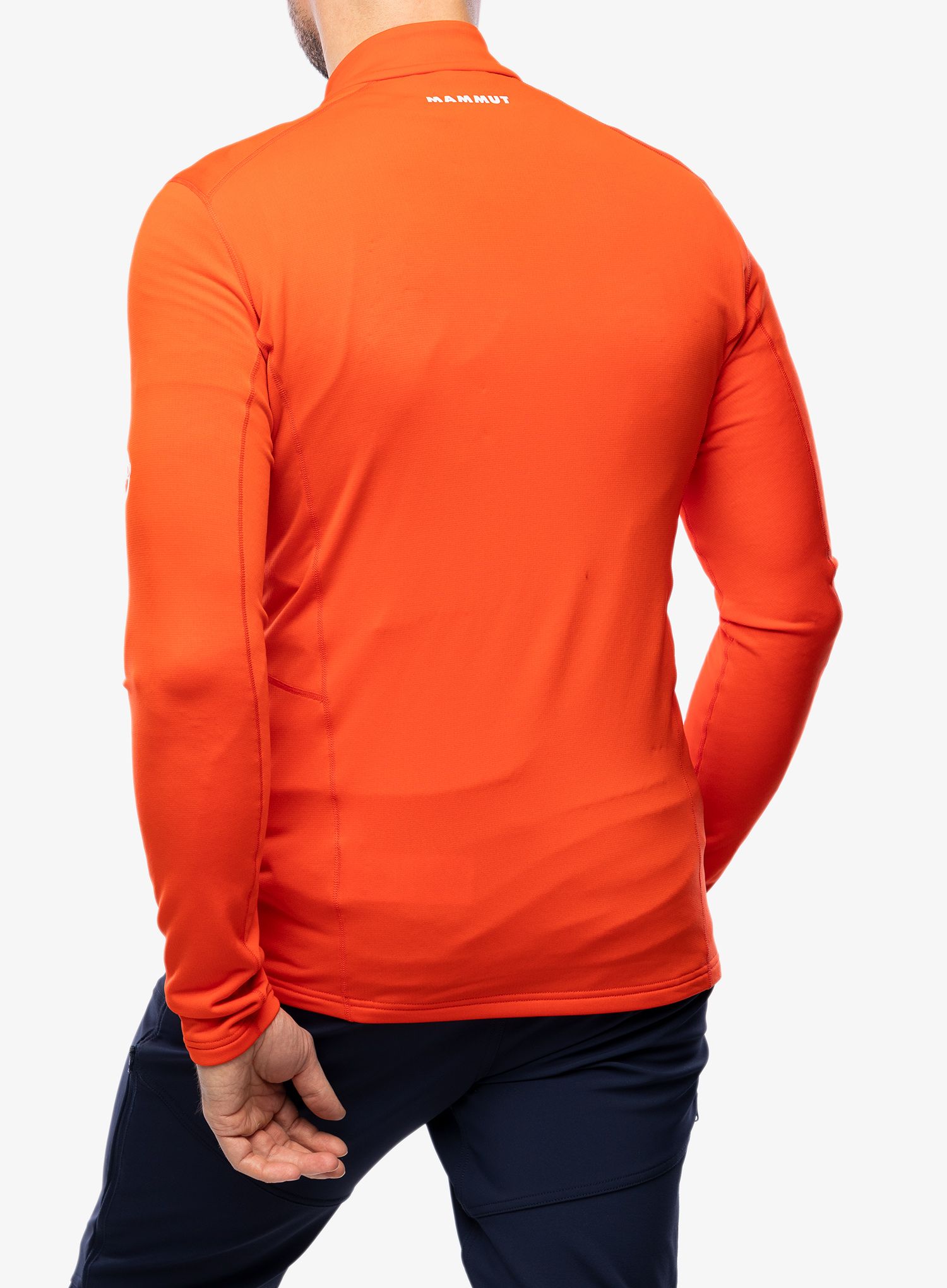 Puloverji brez kapuce Mammut Aenergy ML Half Zip Pull - mammut red