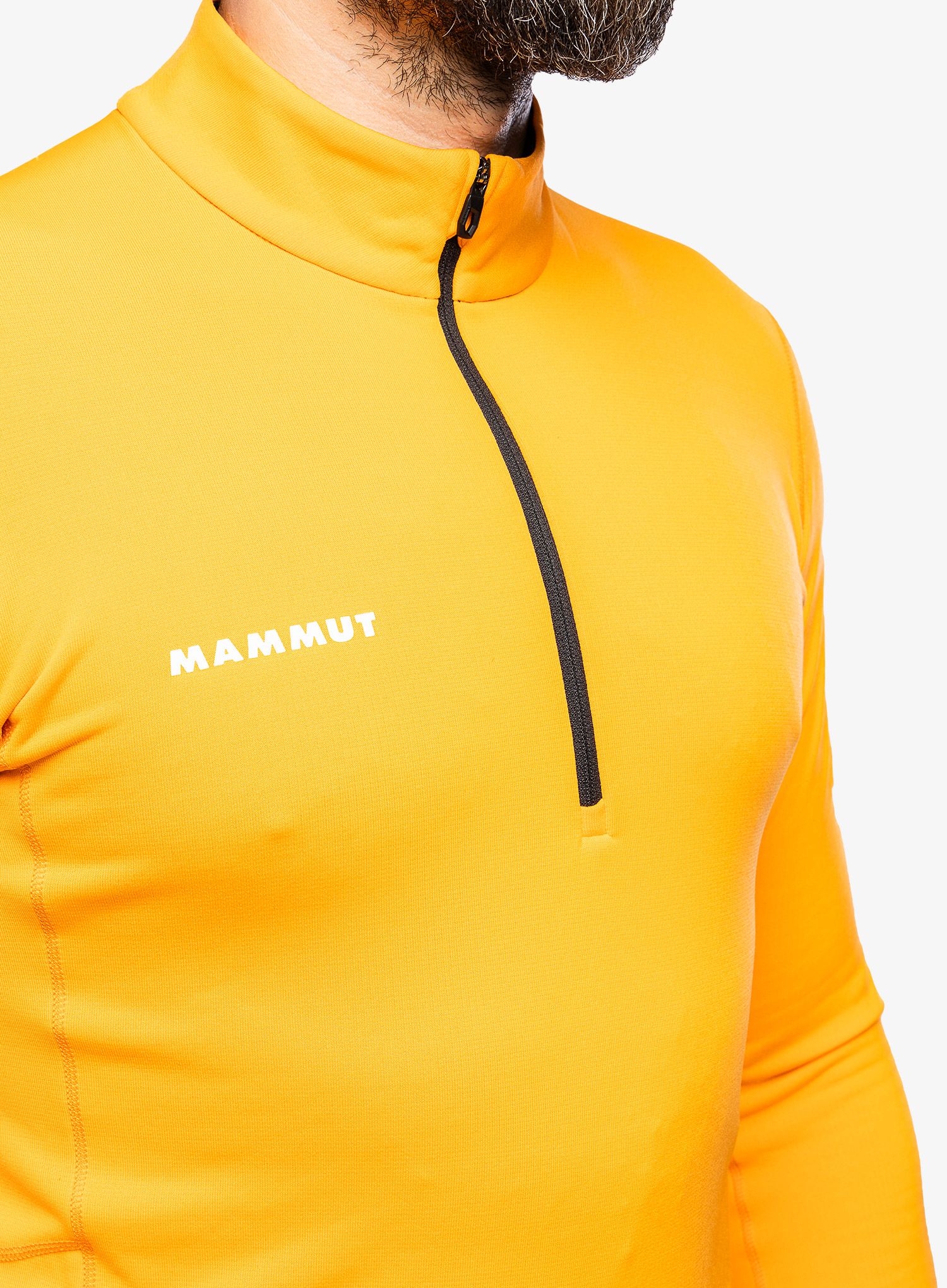 Flis Mammut Aenergy ML Half Zip Pull - tangerine/black