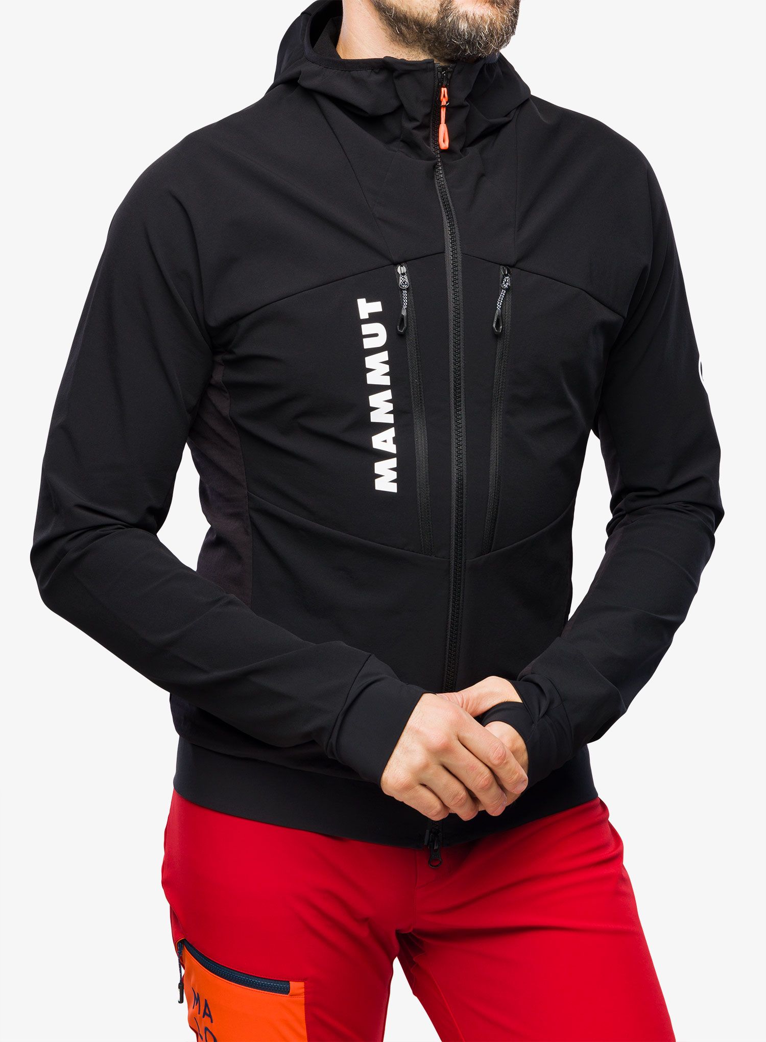 Softshell jakna Mammut Aenergy SO Hybrid Hooded Jacket - black