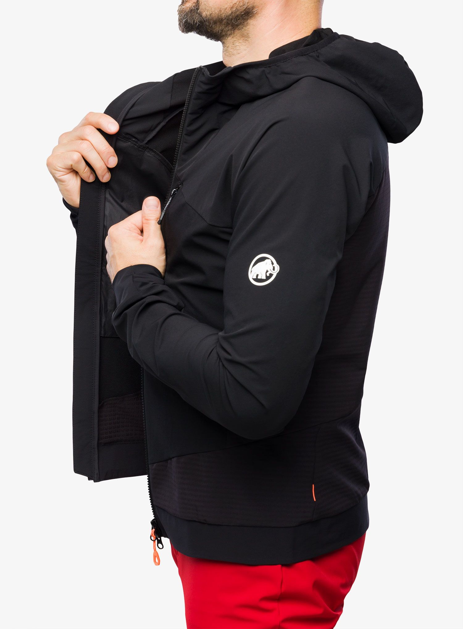 Softshell jakna Mammut Aenergy SO Hybrid Hooded Jacket - black