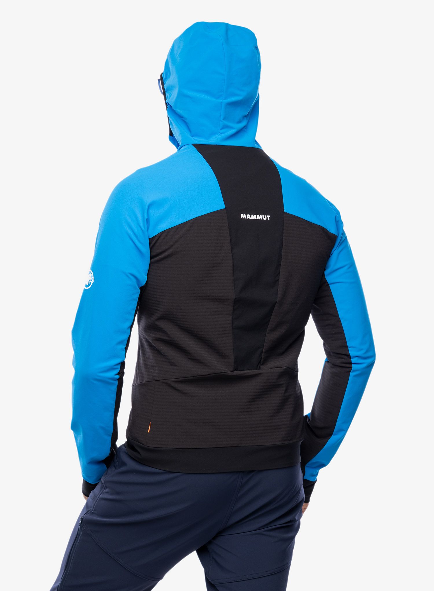 Softshell jakna Mammut Aenergy SO Hybrid Hooded Jacket - glacier blue/black