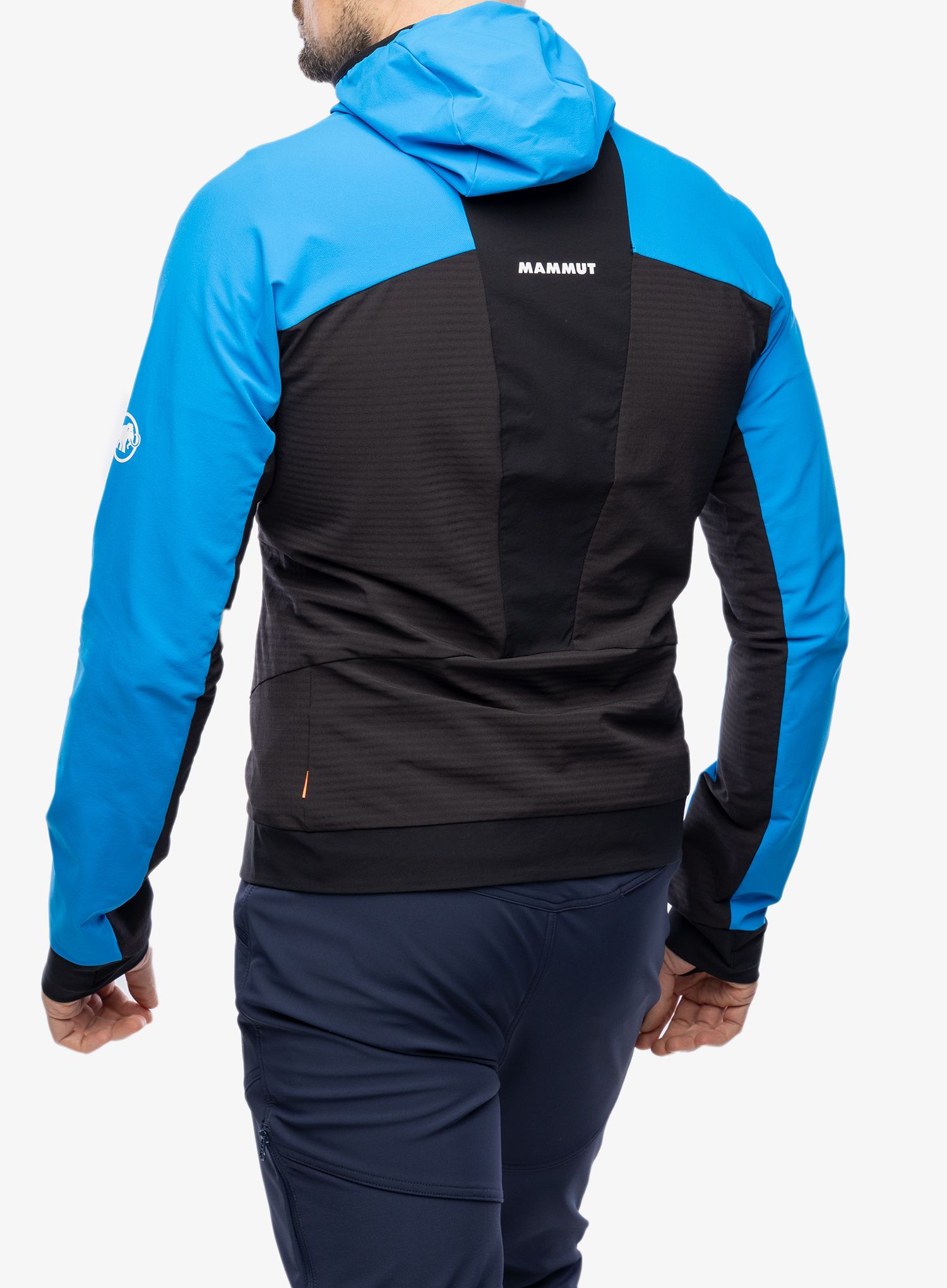 Softshell jakna Mammut Aenergy SO Hybrid Hooded Jacket - glacier blue/black