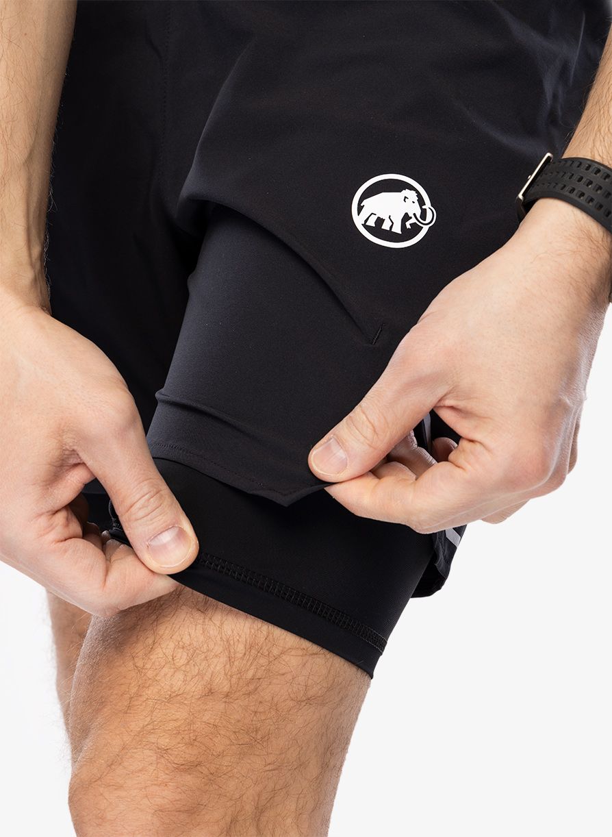 Tekaške kratke hlače Mammut Aenergy TR 2 in 1 Shorts - black