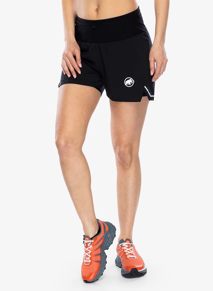 Ženske tekaške kratke hlače Mammut Aenergy TR 2 in 1 Shorts - black/black