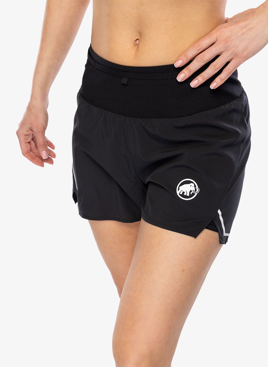 Ženske tekaške kratke hlače Mammut Aenergy TR 2 in 1 Shorts - black/black