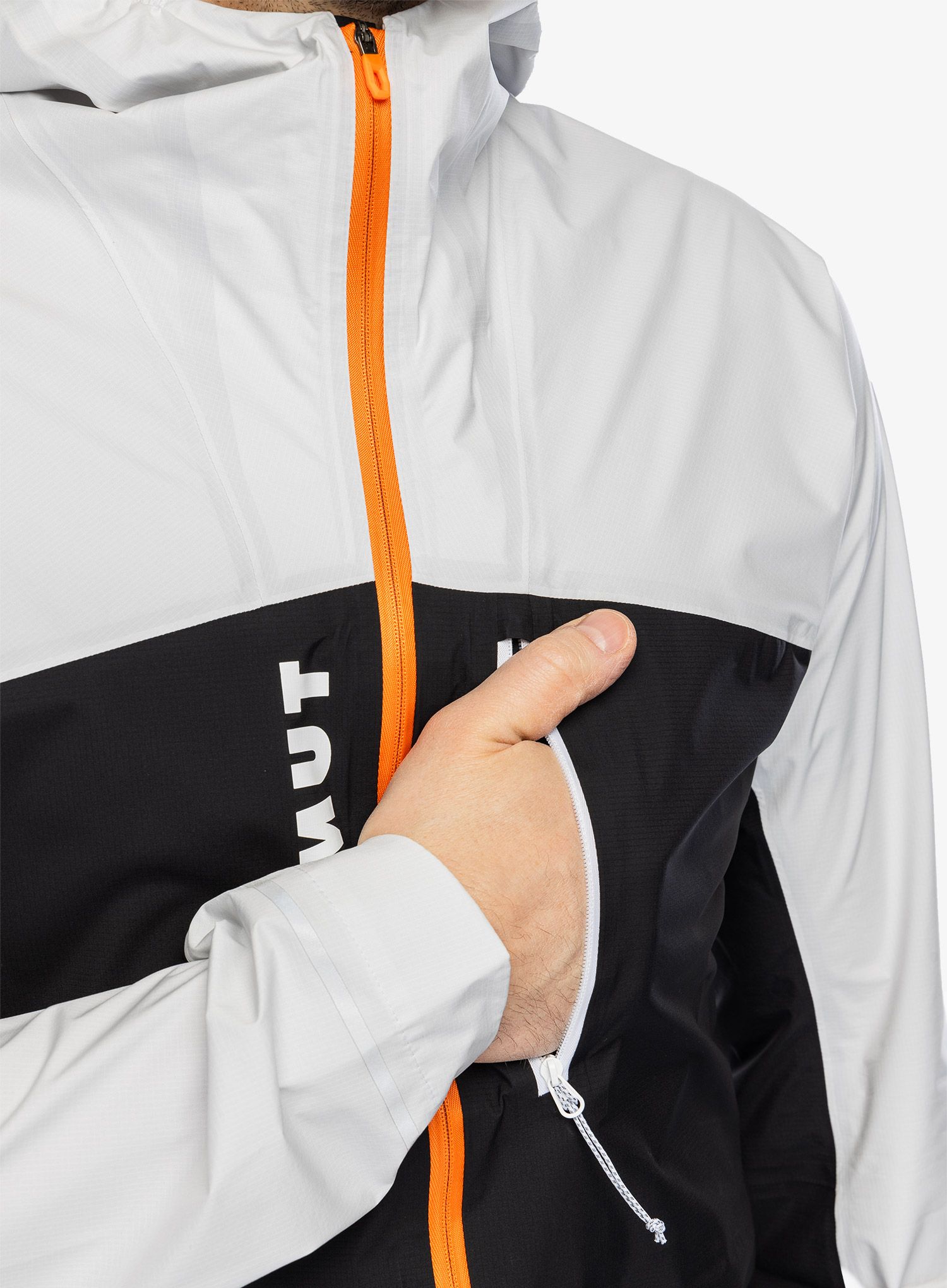 Jakna za tek Mammut Aenergy TR HS Hooded Jacket - black/white