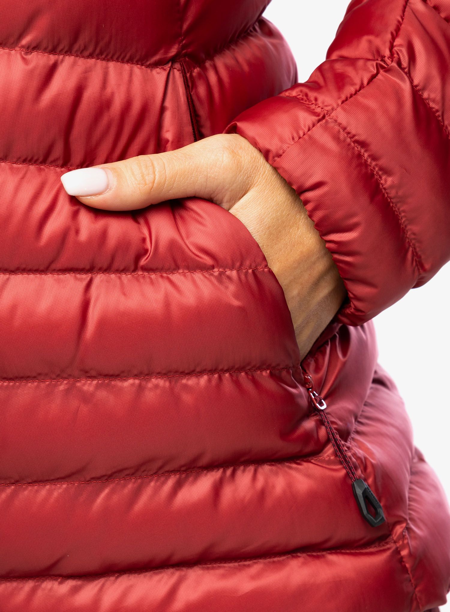 Ženska sintetična jakna Mammut Albula IN Hooded Jacket - blood red