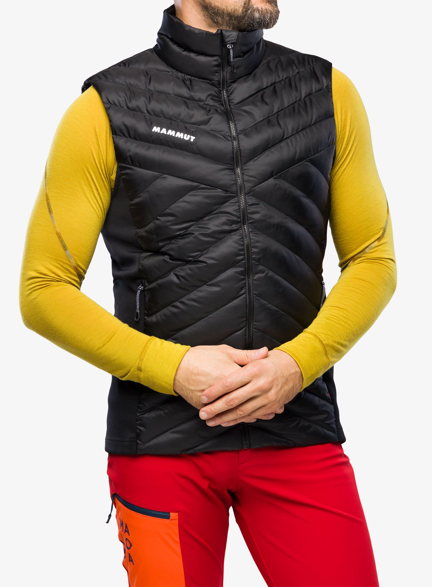 Podložen brezrokavnik Mammut Albula IN Hybrid Vest - black