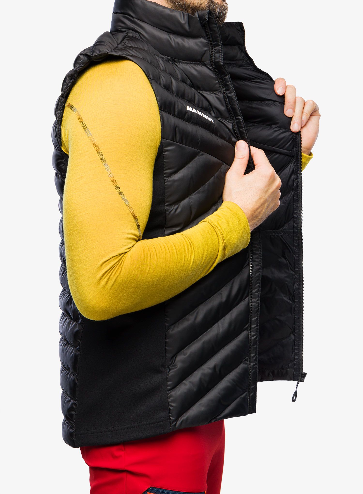 Podložen brezrokavnik Mammut Albula IN Hybrid Vest - black