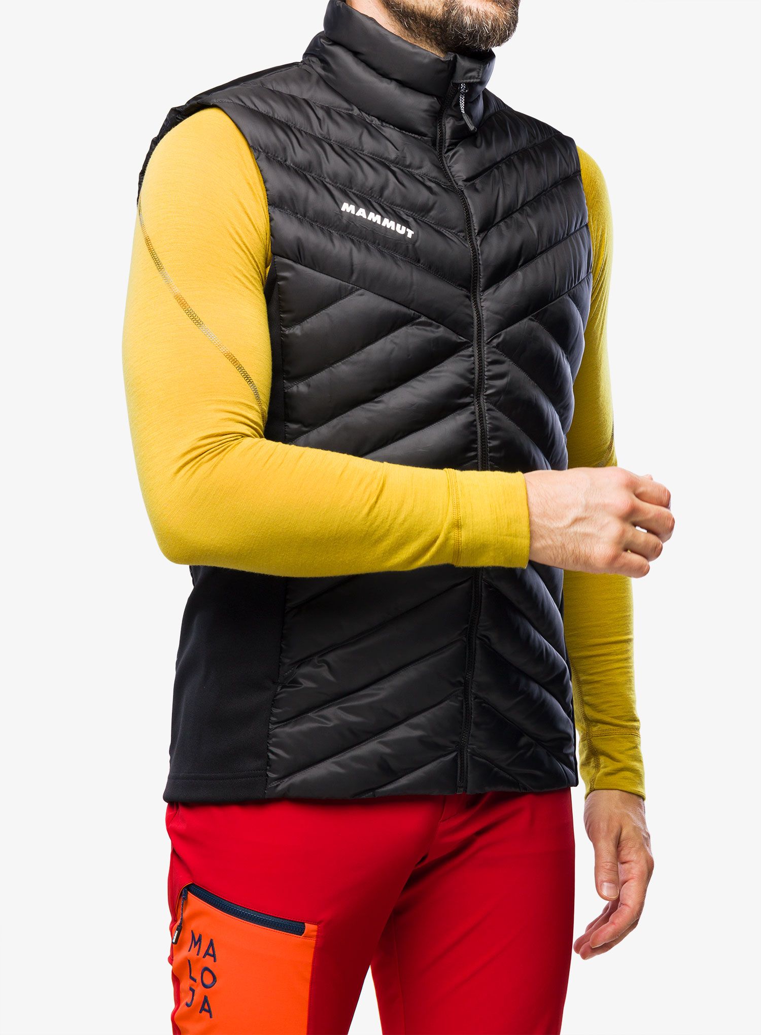 Podložen brezrokavnik Mammut Albula IN Hybrid Vest - black