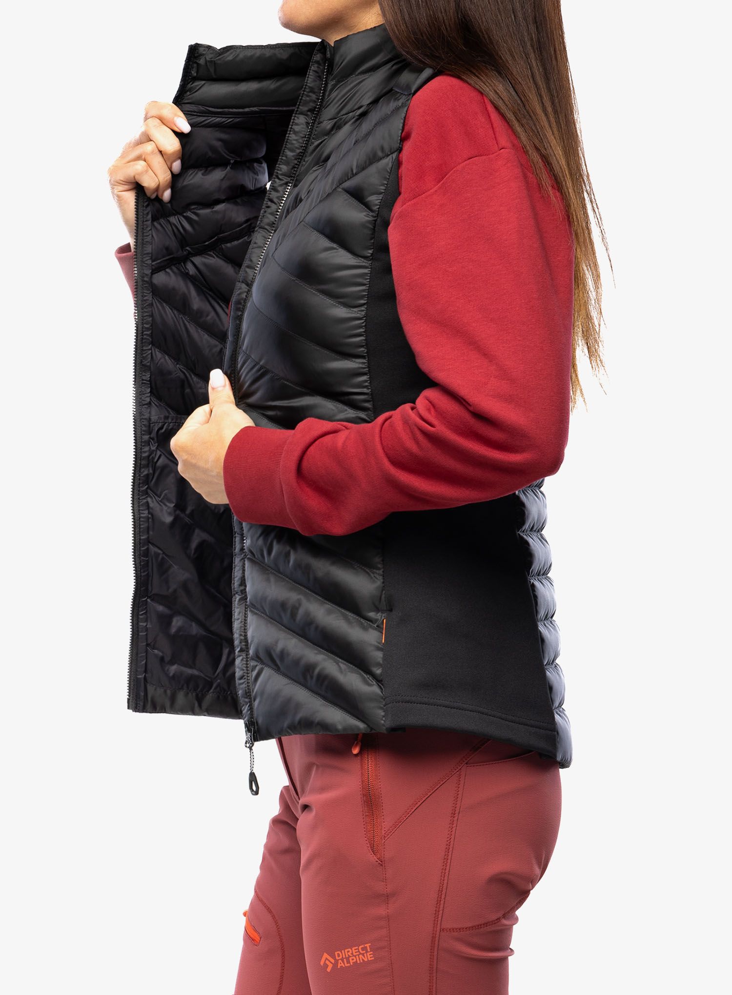 Ženski brezrokavnik Mammut Albula IN Hybrid Vest - black