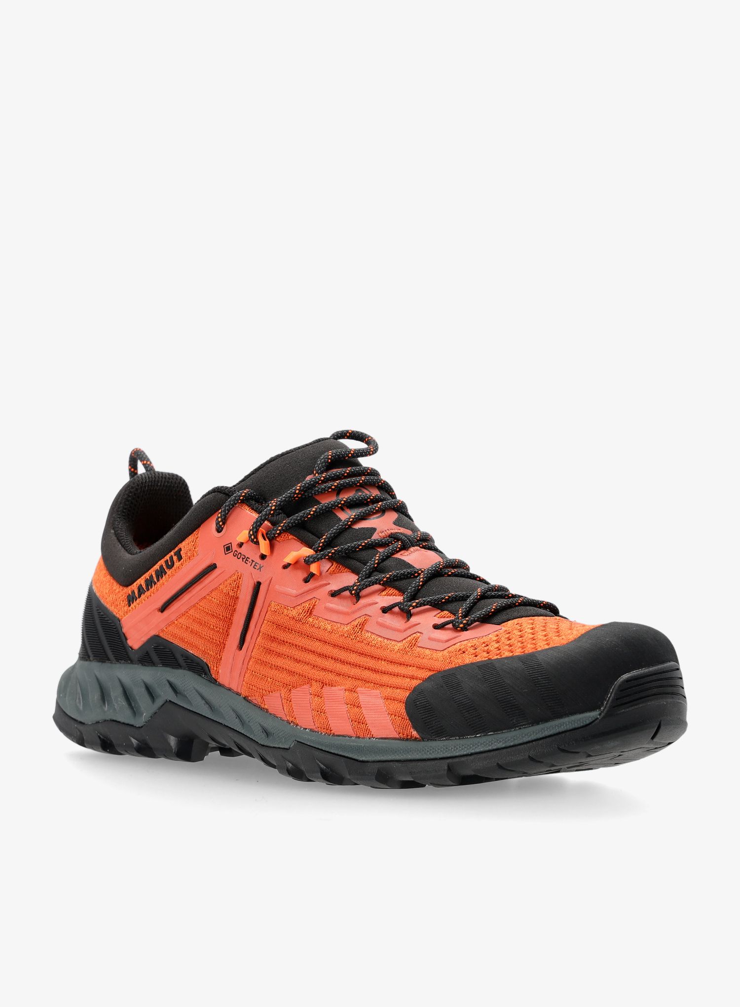 Pristopni čevlji Mammut Alnasca Knit III Low GTX - black/brick
