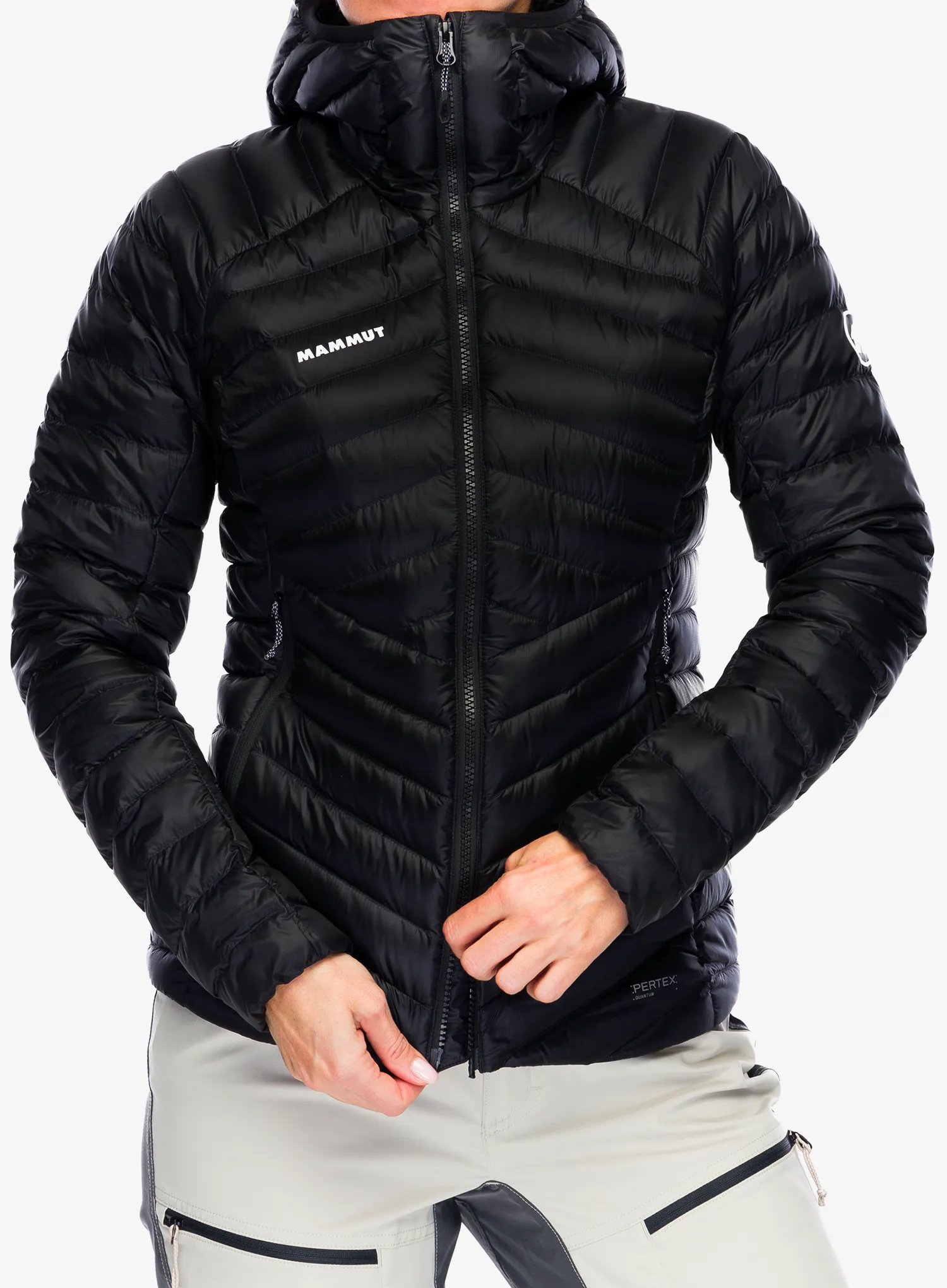 Ženska puhovka Mammut Broad Peak IN Hooded Jacket - blk