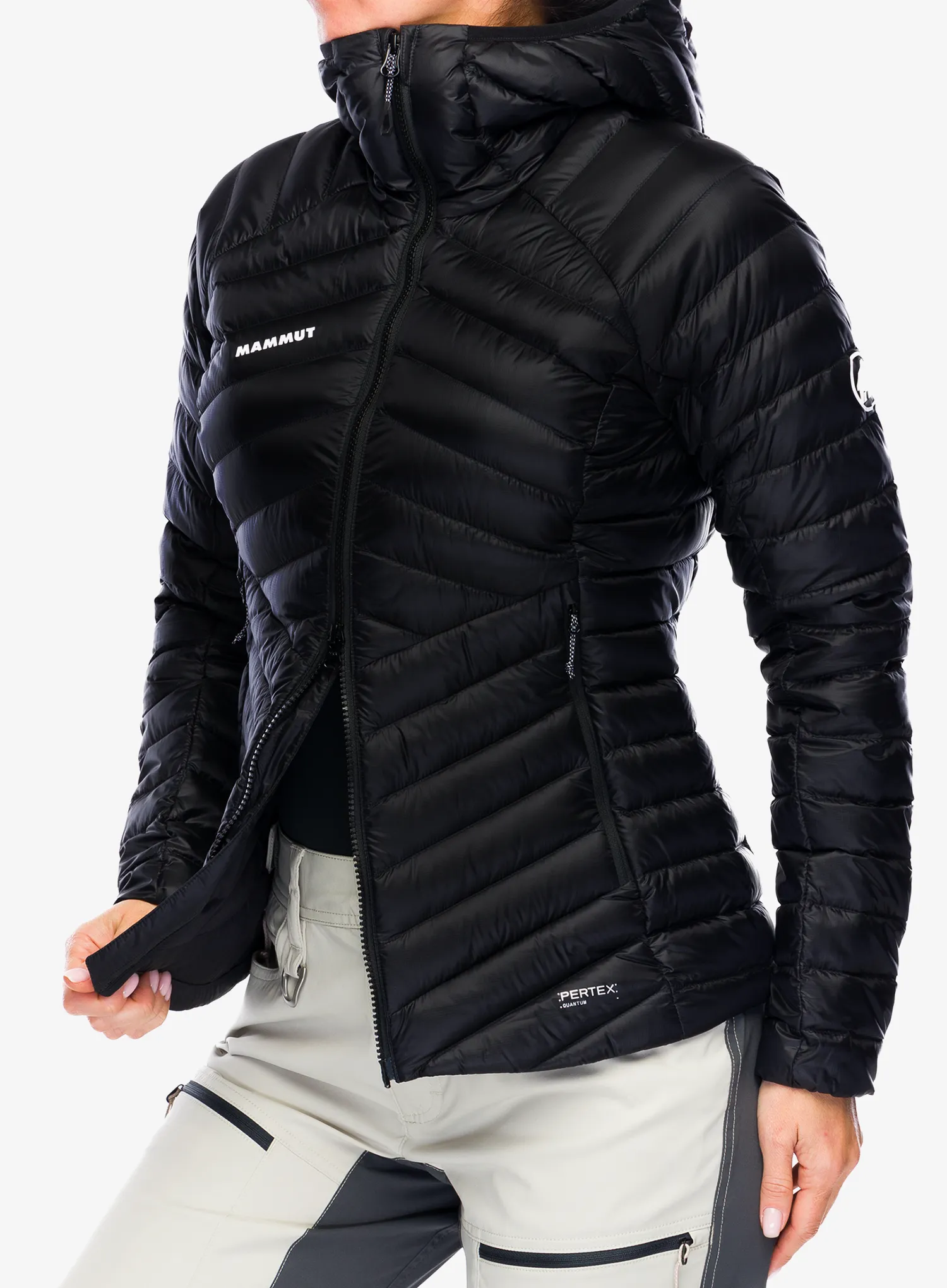 Ženska puhovka Mammut Broad Peak IN Hooded Jacket - blk