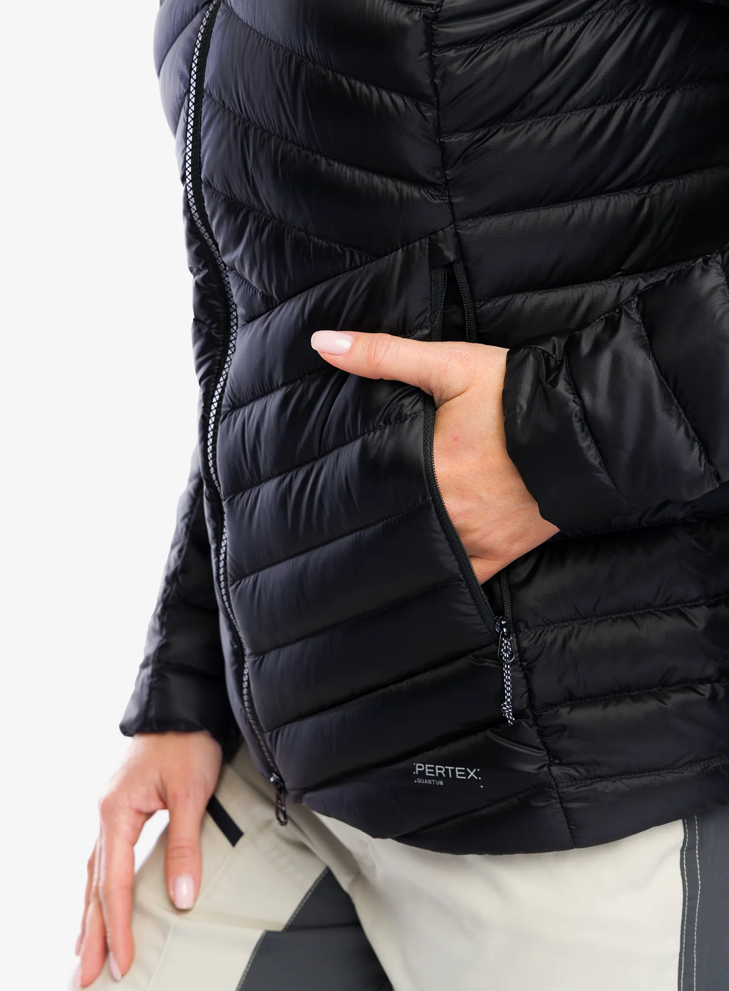 Ženska puhovka Mammut Broad Peak IN Hooded Jacket - blk