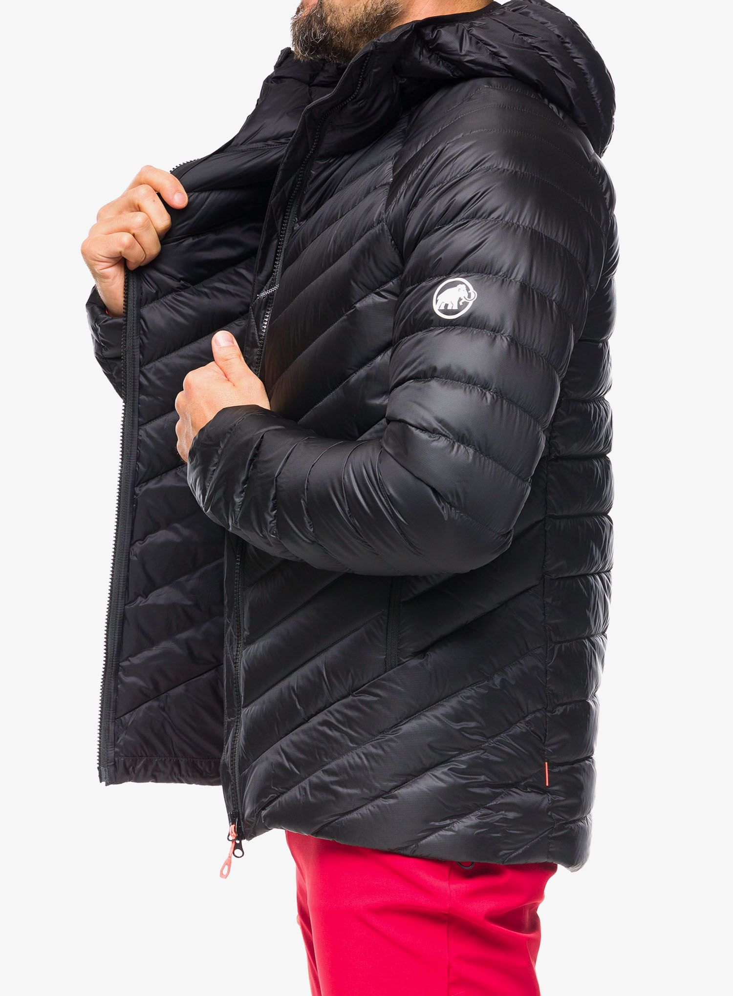 Puhovka Mammut Broad Peak IN Hooded Jacket - black