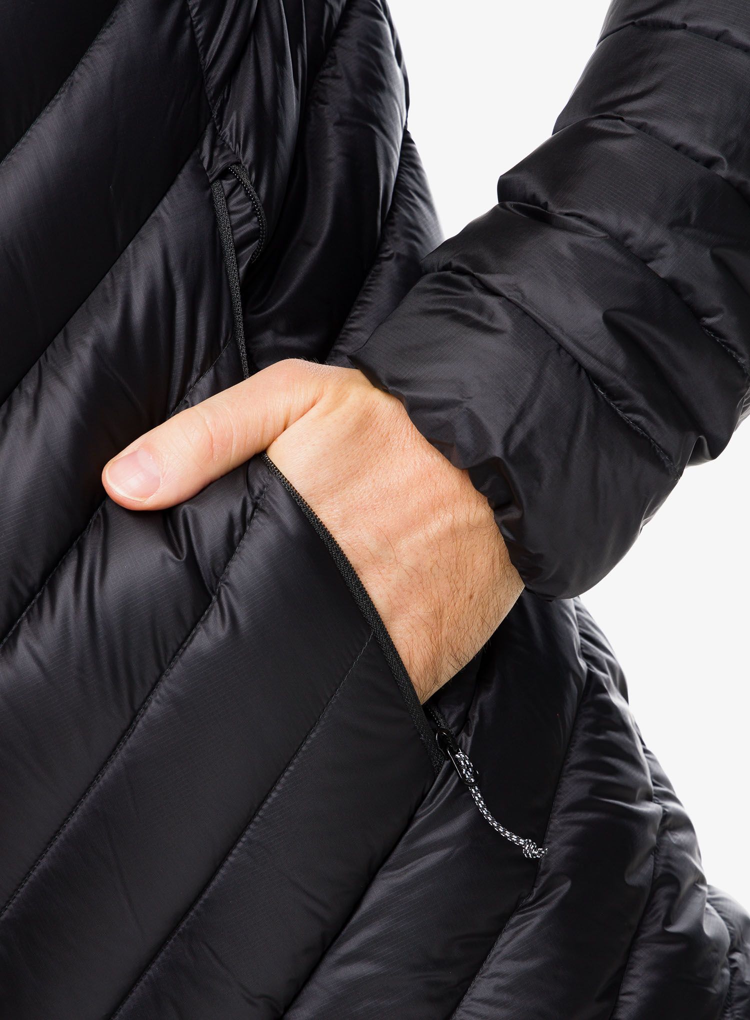 Puhovka Mammut Broad Peak IN Hooded Jacket - black