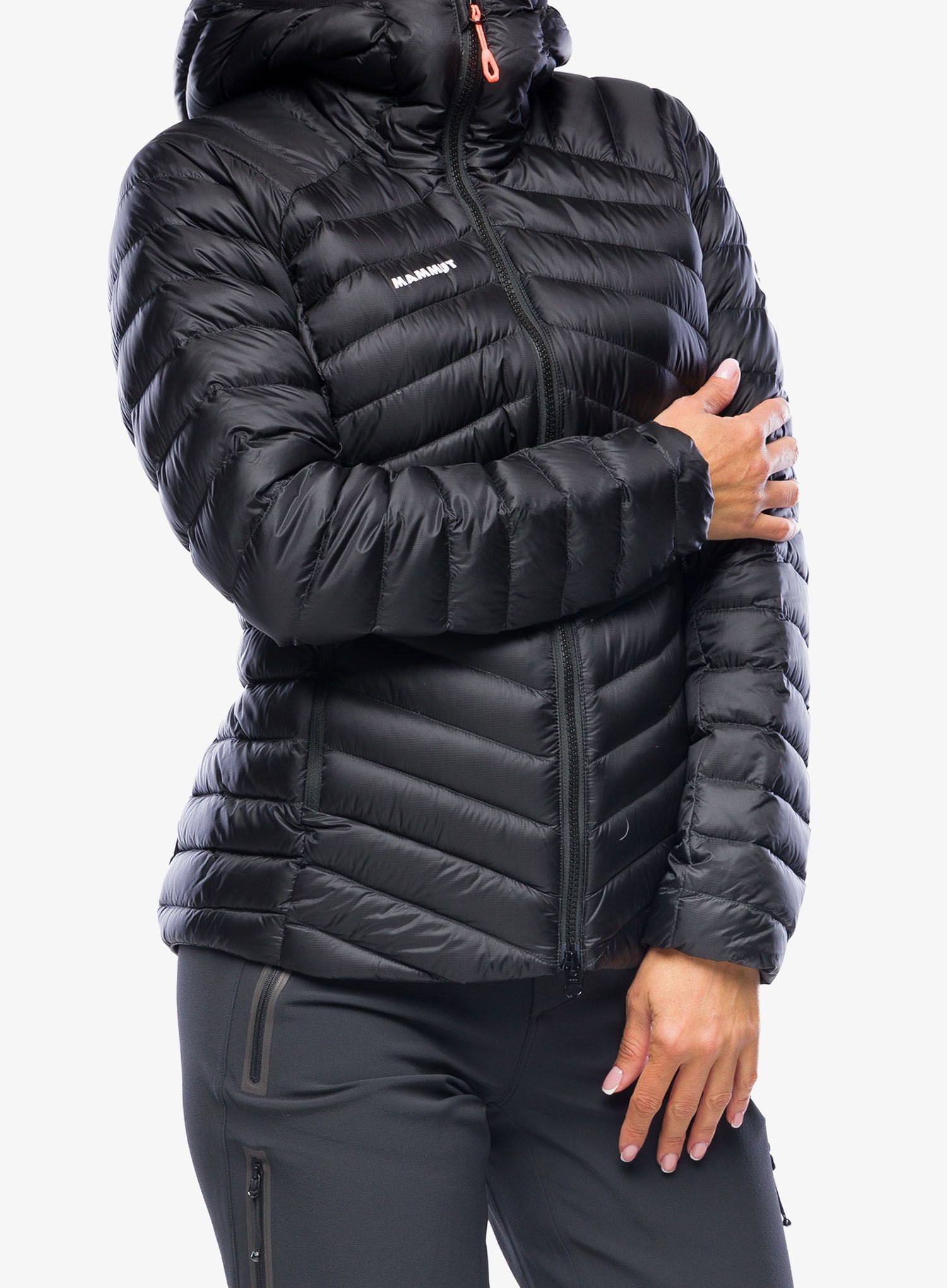 Ženska puhovka Mammut Broad Peak IN Hooded Jacket - black