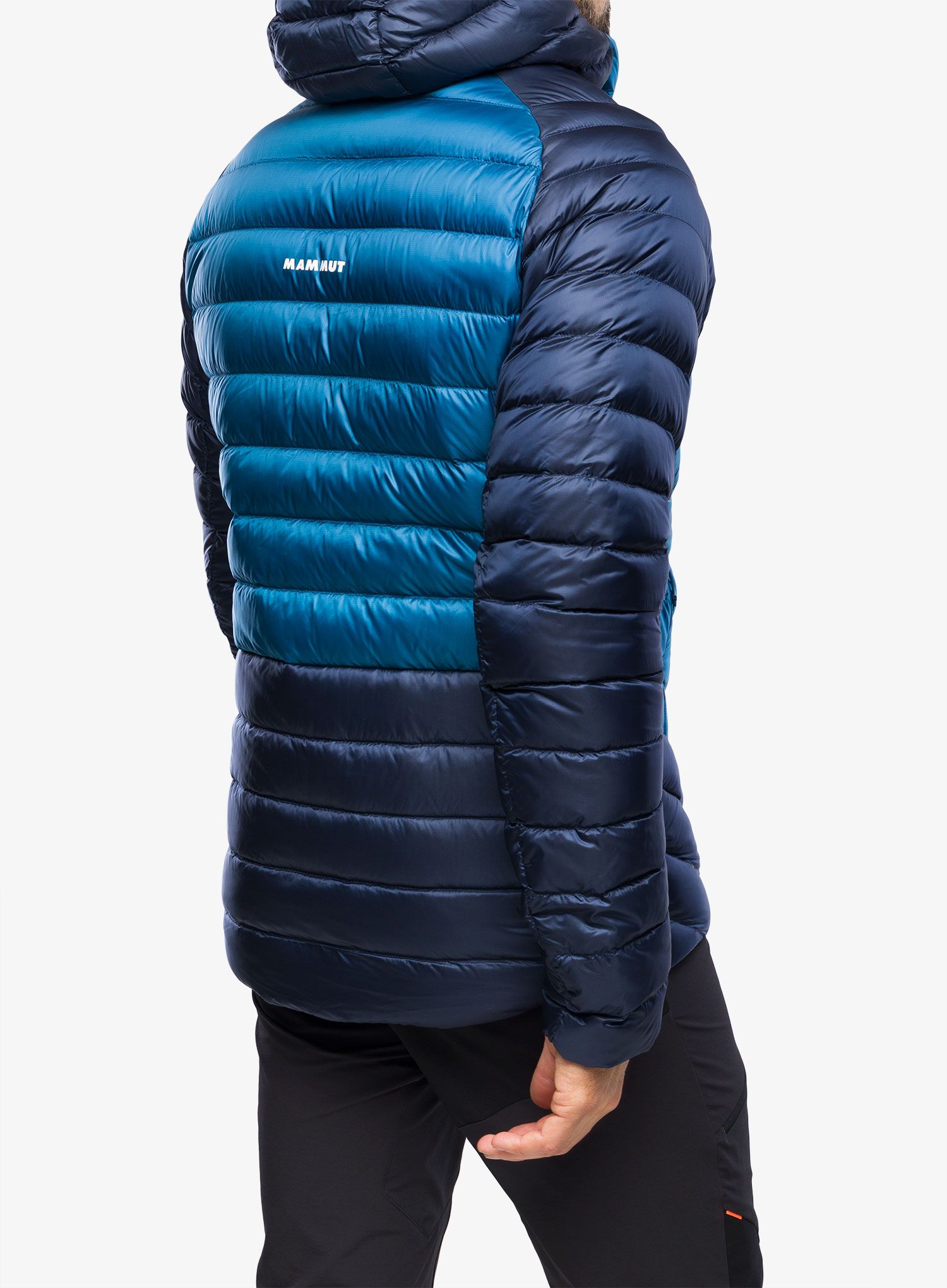 Puhovka Mammut Broad Peak IN Hooded Jacket - deep ice/marine