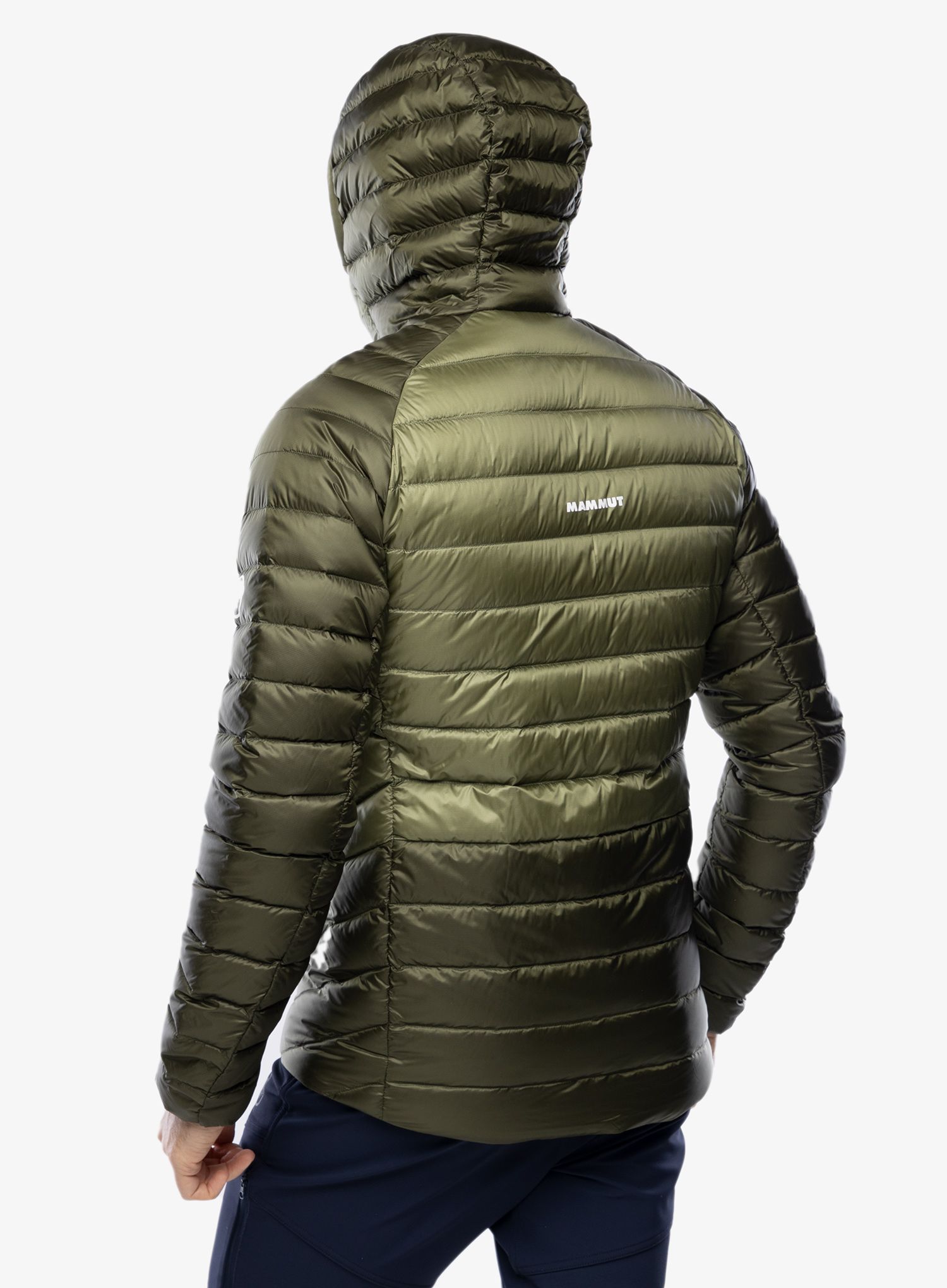 Puhovka Mammut Broad Peak IN Hooded Jacket - marsh/dark marsh