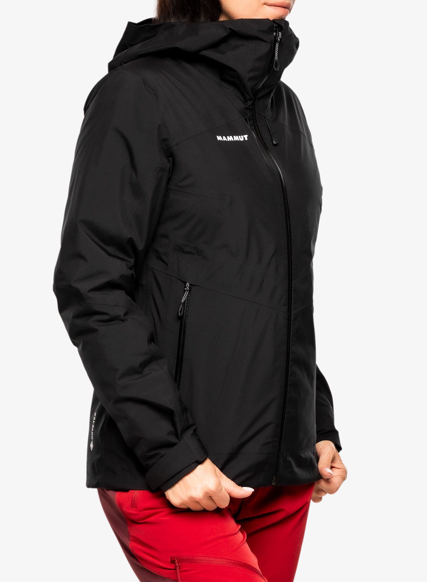 Ženska jakna Mammut Convey 3 in 1 HS Hooded Jacket - black/black