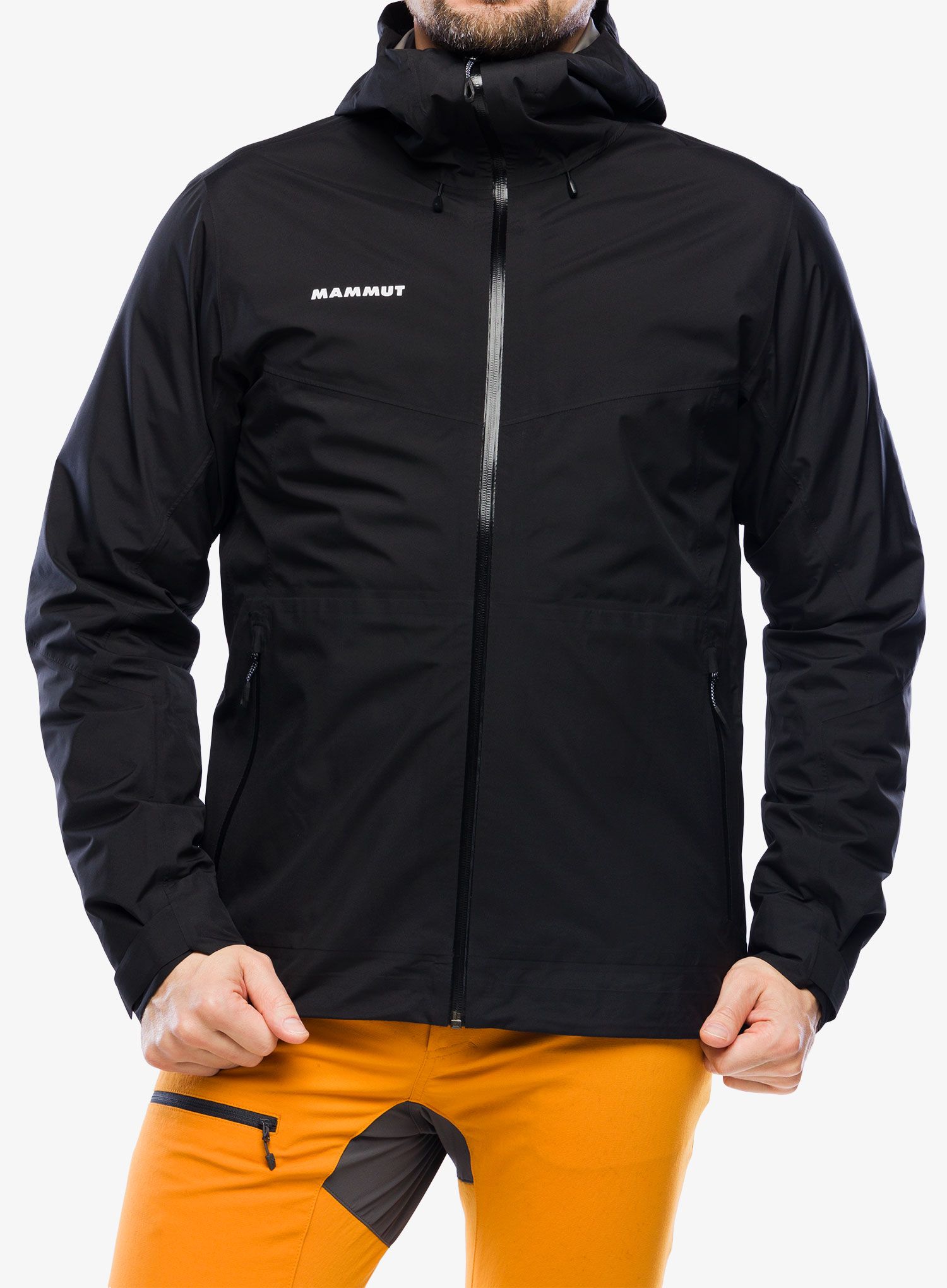Moška jakna Mammut Convey 3 in 1 HS Hooded Jacket - black/black