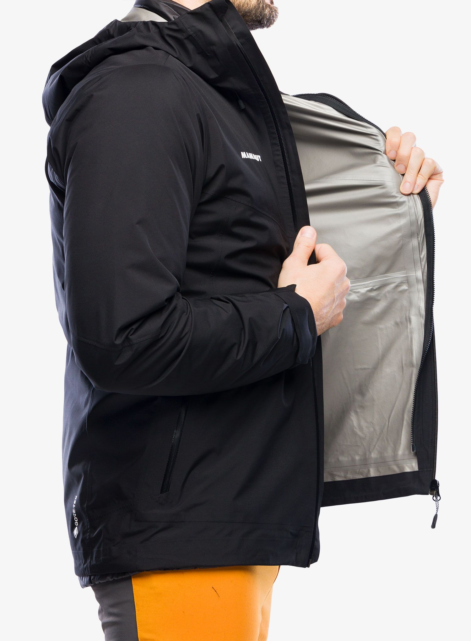 Moška jakna Mammut Convey 3 in 1 HS Hooded Jacket - black/black