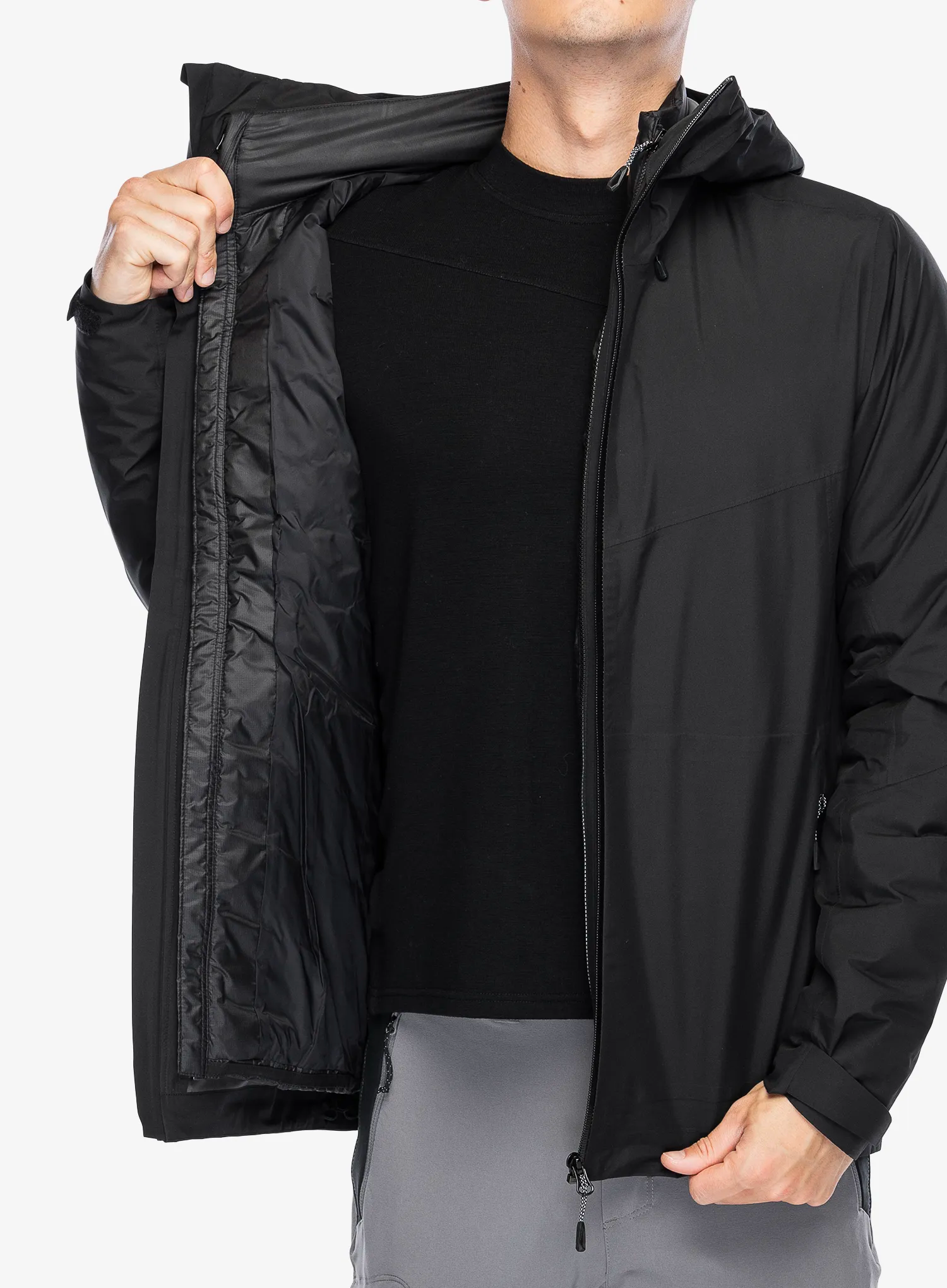 Jakna Mammut Convey 3in1 HS Hooded Jacket - black/black