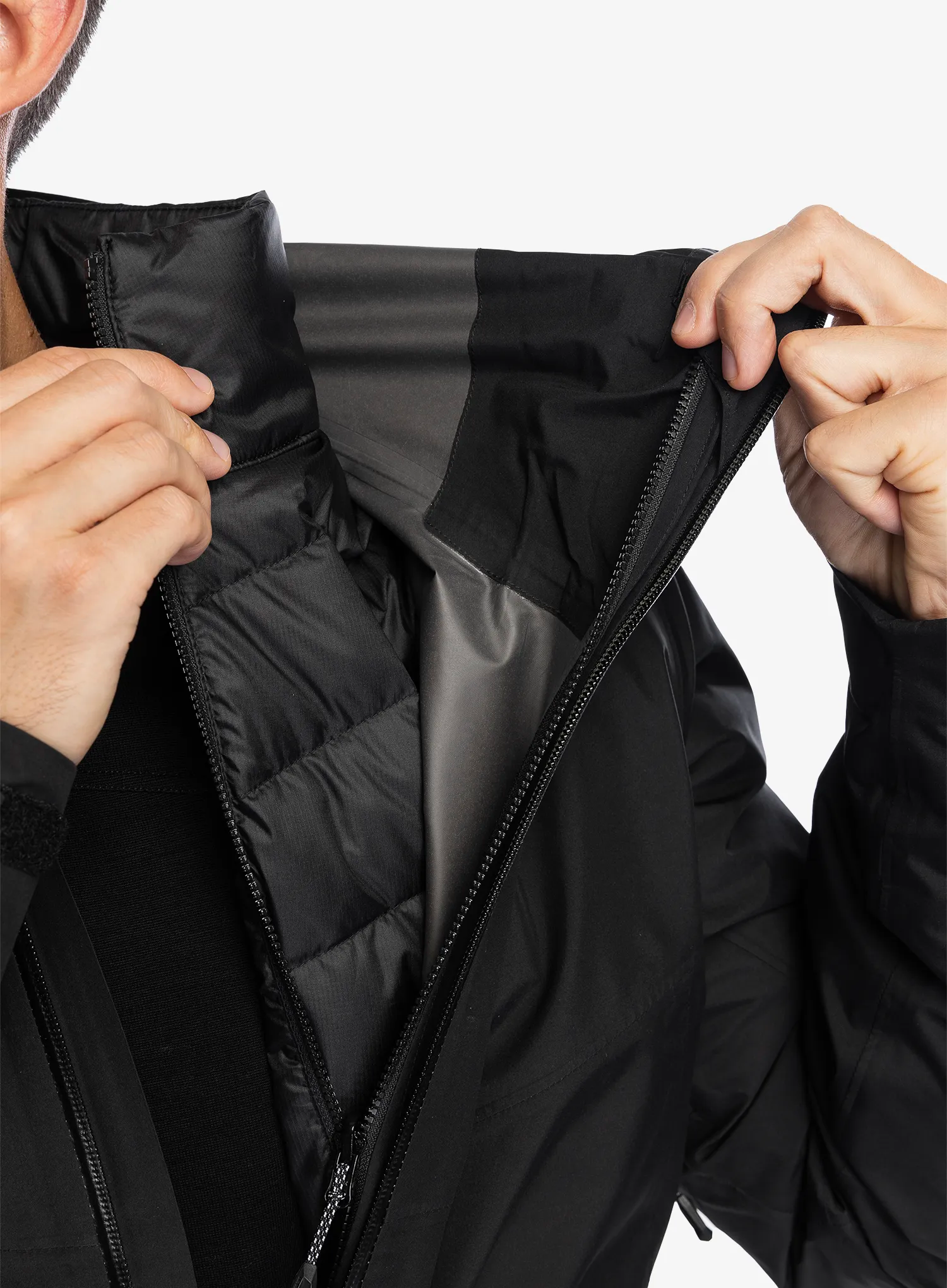 Jakna Mammut Convey 3in1 HS Hooded Jacket - black/black